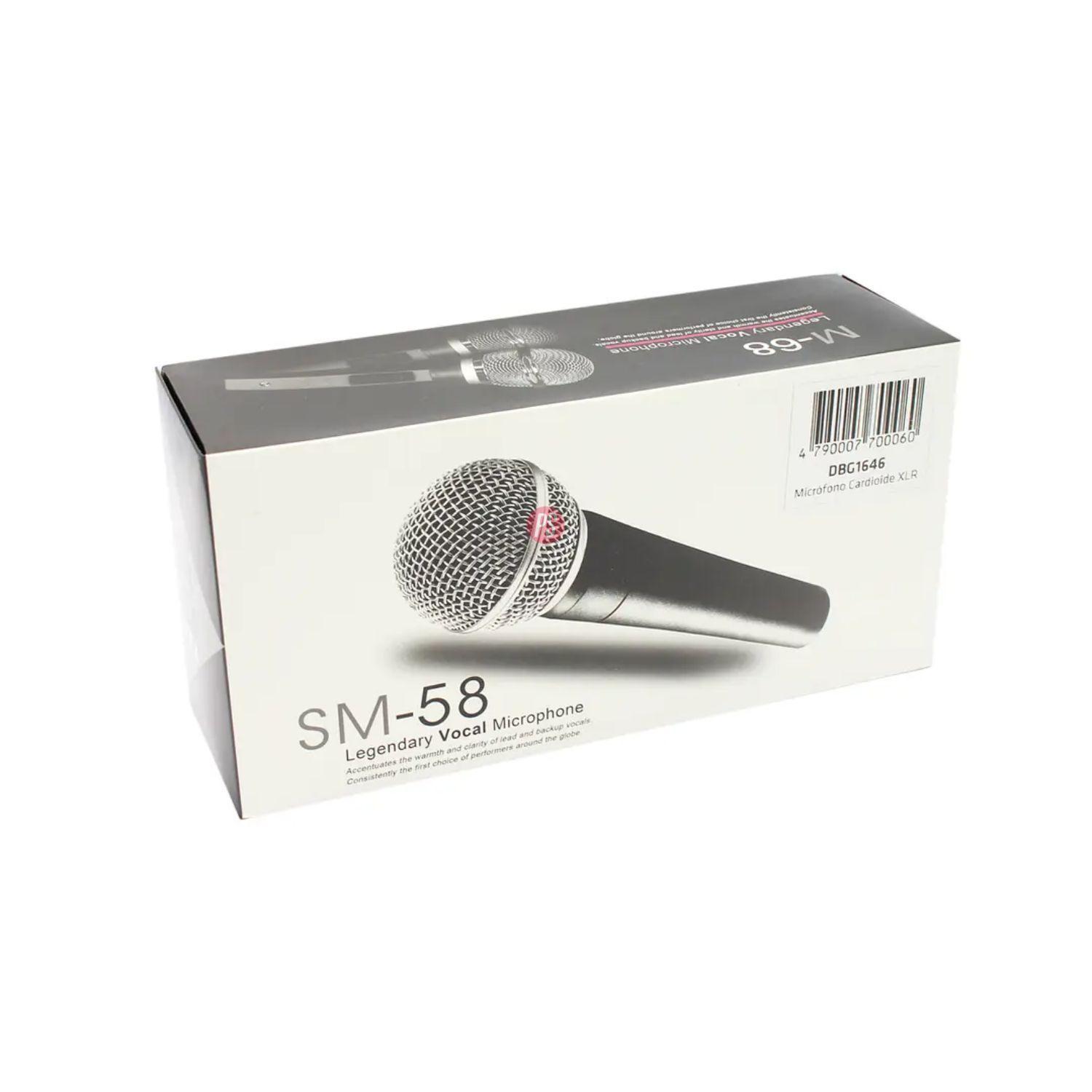 Micrófono Vocal Cardioide Tipo SM58 + Estuche XLR - PS-2