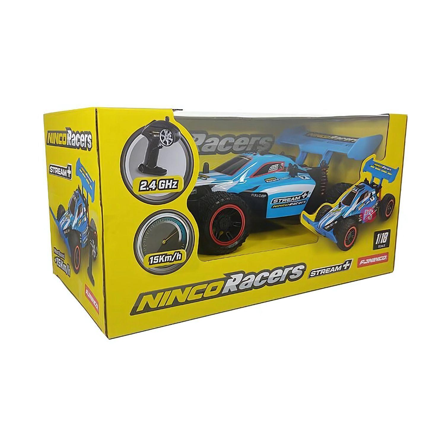 Auto RC Buggy 118 Stream+ 24Ghz Todo Terreno Azul - PS-5