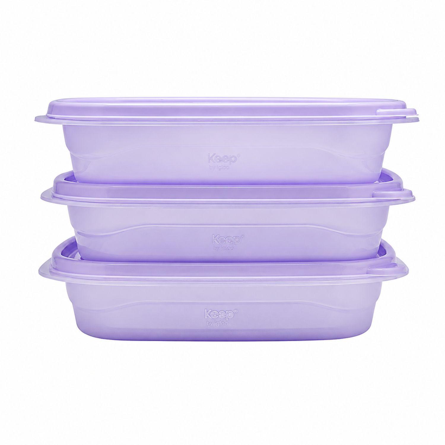 Set 3 Contenedores Hermeticos Apilables Keep 950ml PS-0