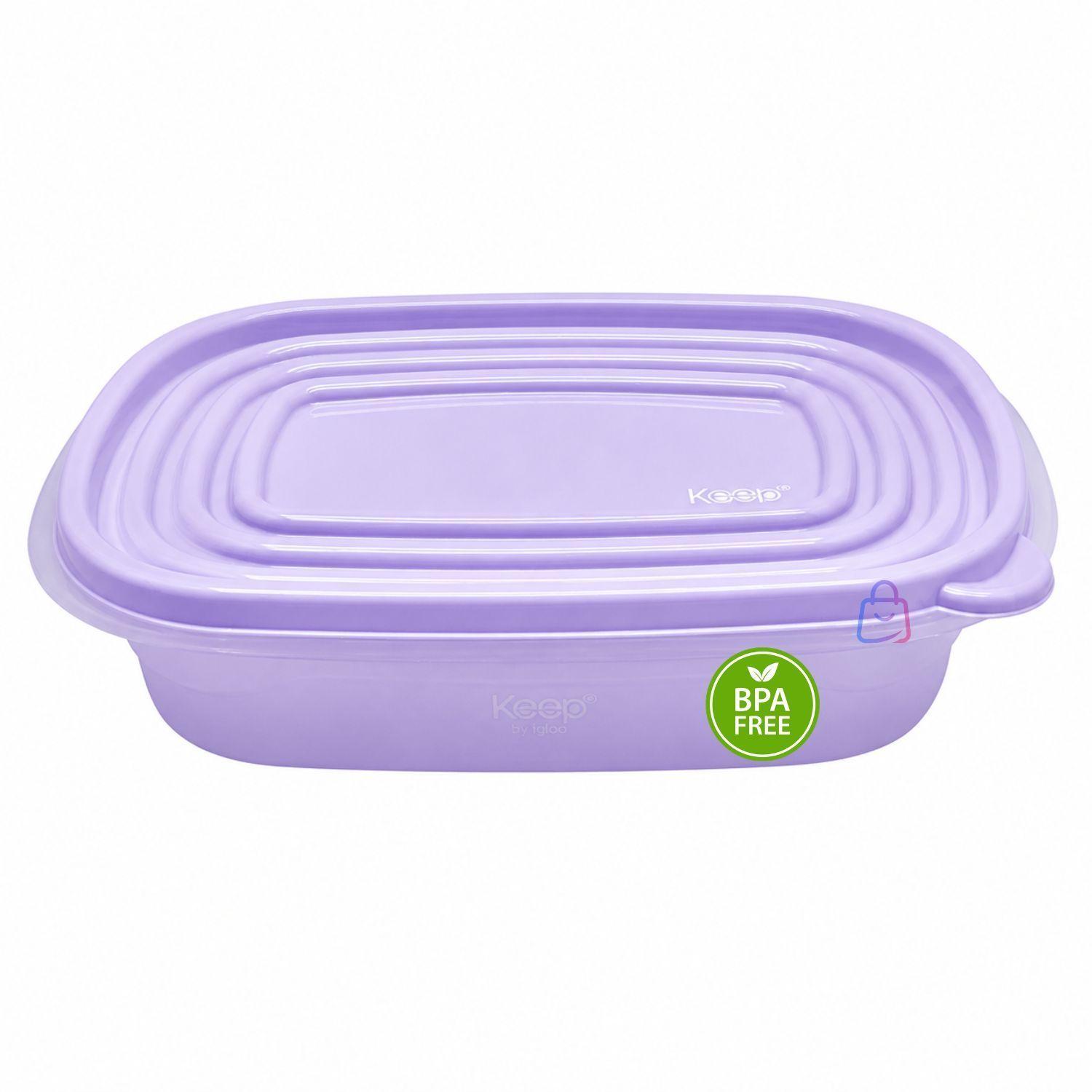 Set 3 Contenedores Hermeticos Apilables Keep 950ml PS-3