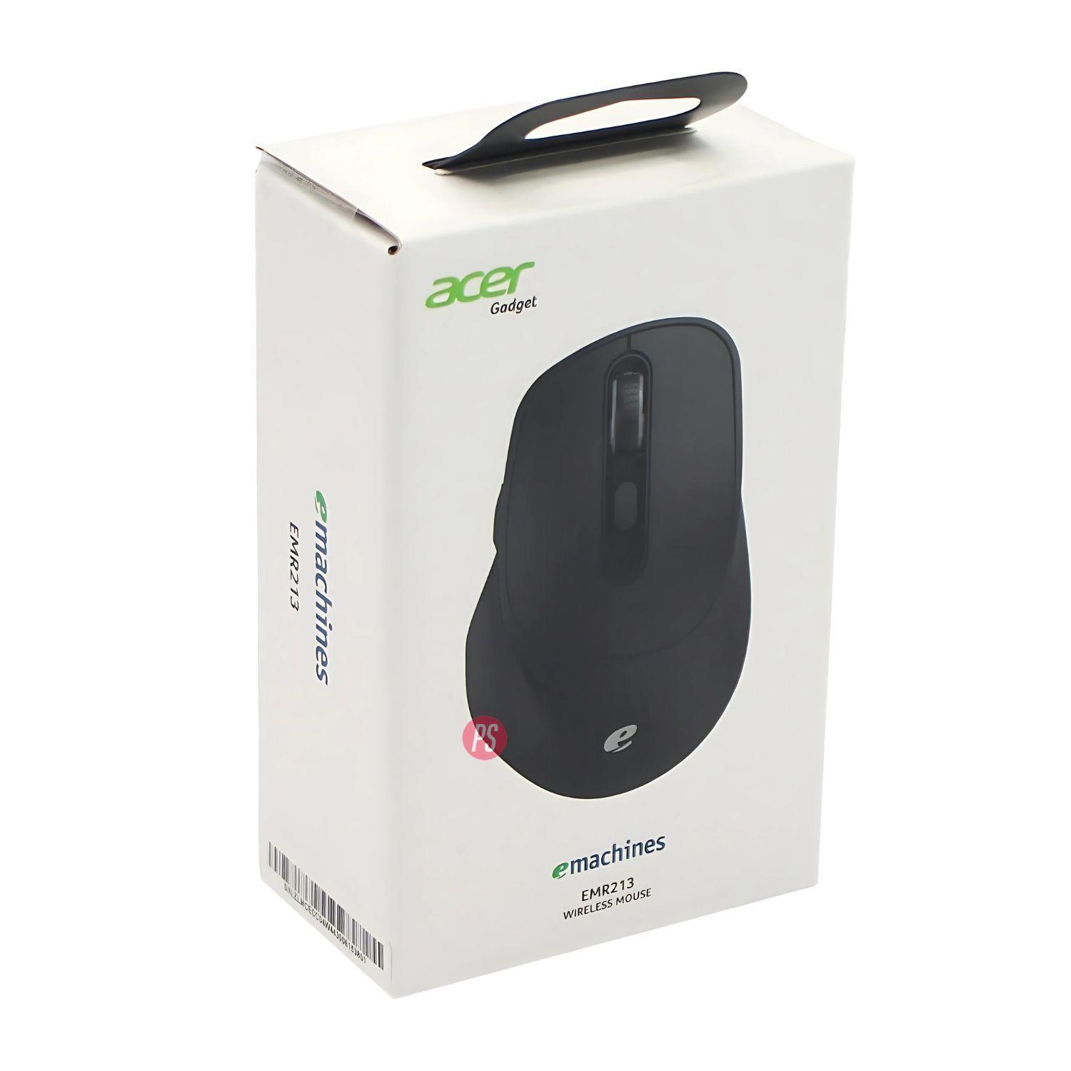 Mouse Bluetooth 1600 DPI Black Carga Tipo C Acer - PS-3