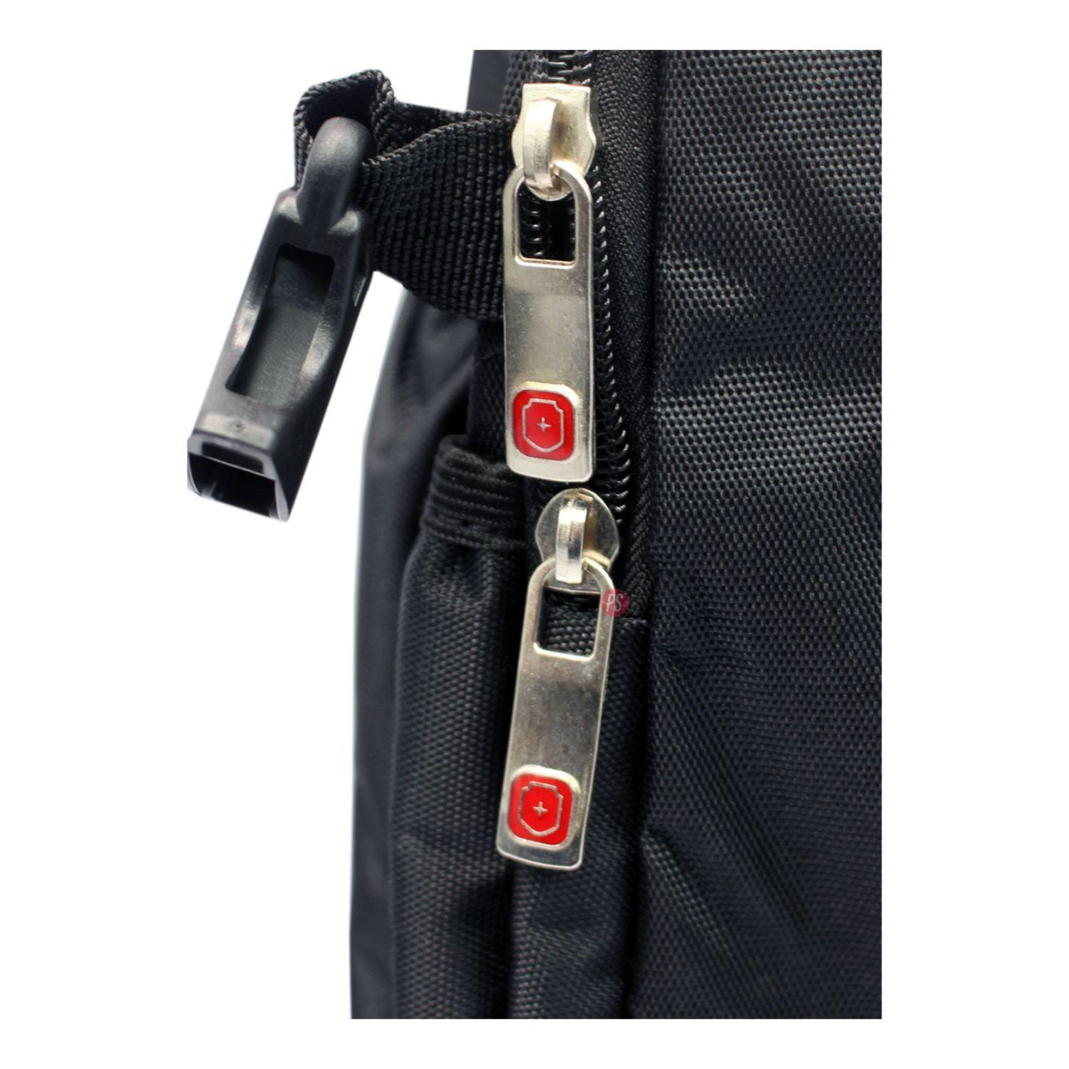 Mochila Impermeable Notebook Puerto USB Negro - PS-2