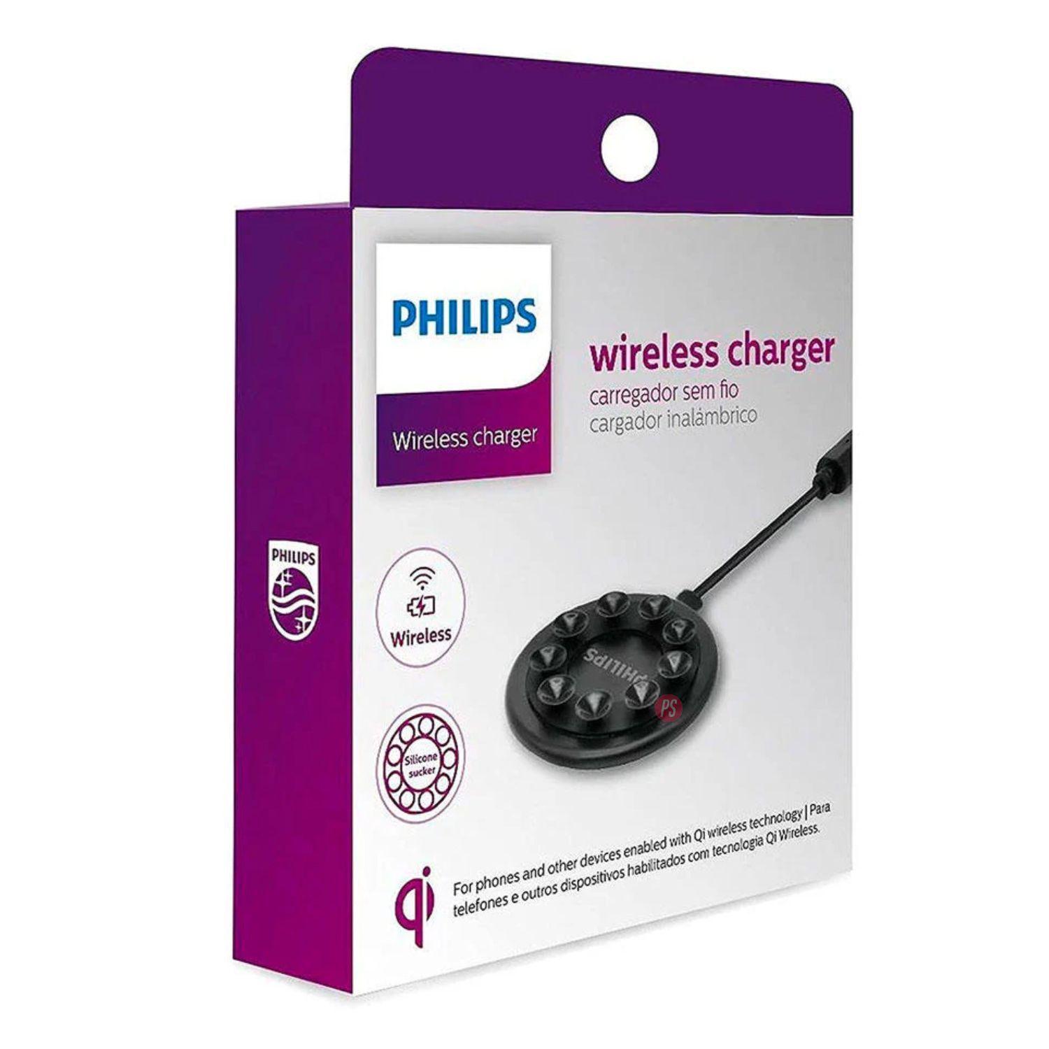 Cargador Inalámbrico Qi 10w Philips DLP9016U - PS-3