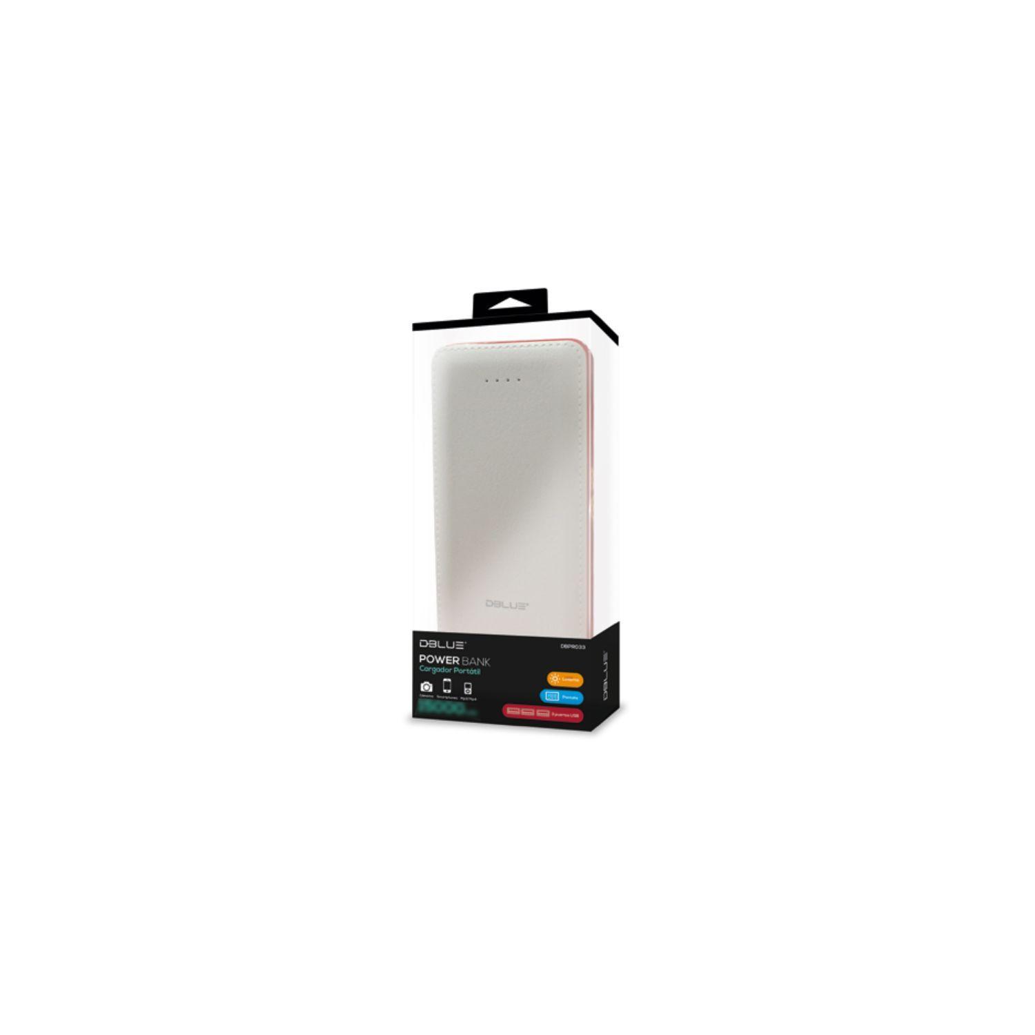 Power Bank Cargador Portátil 17000Mah 3 Usb Rojo - PuntoStore-3
