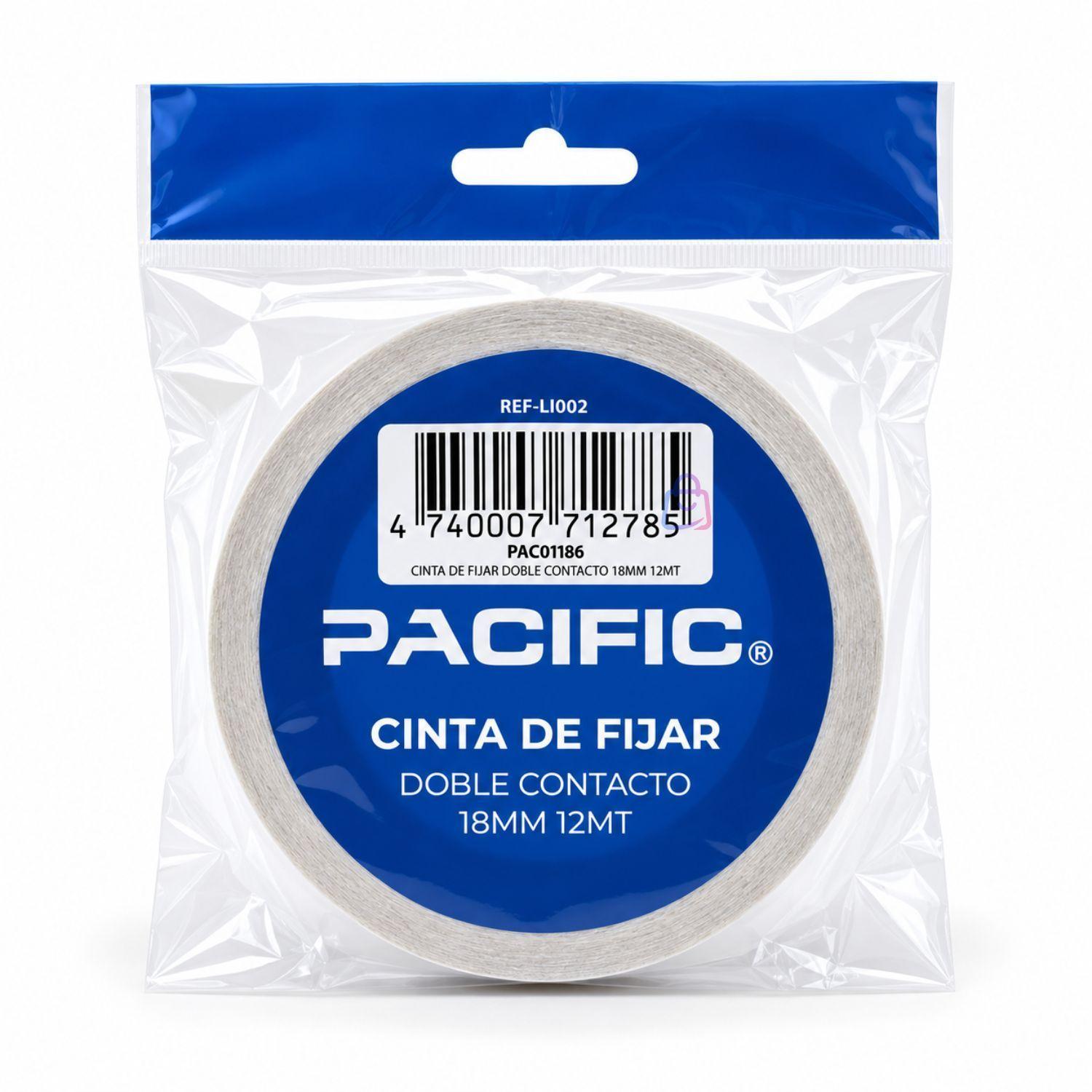 Cinta Doble Contacto 18mm X 12m Adhesiva Doble Faz PS-3