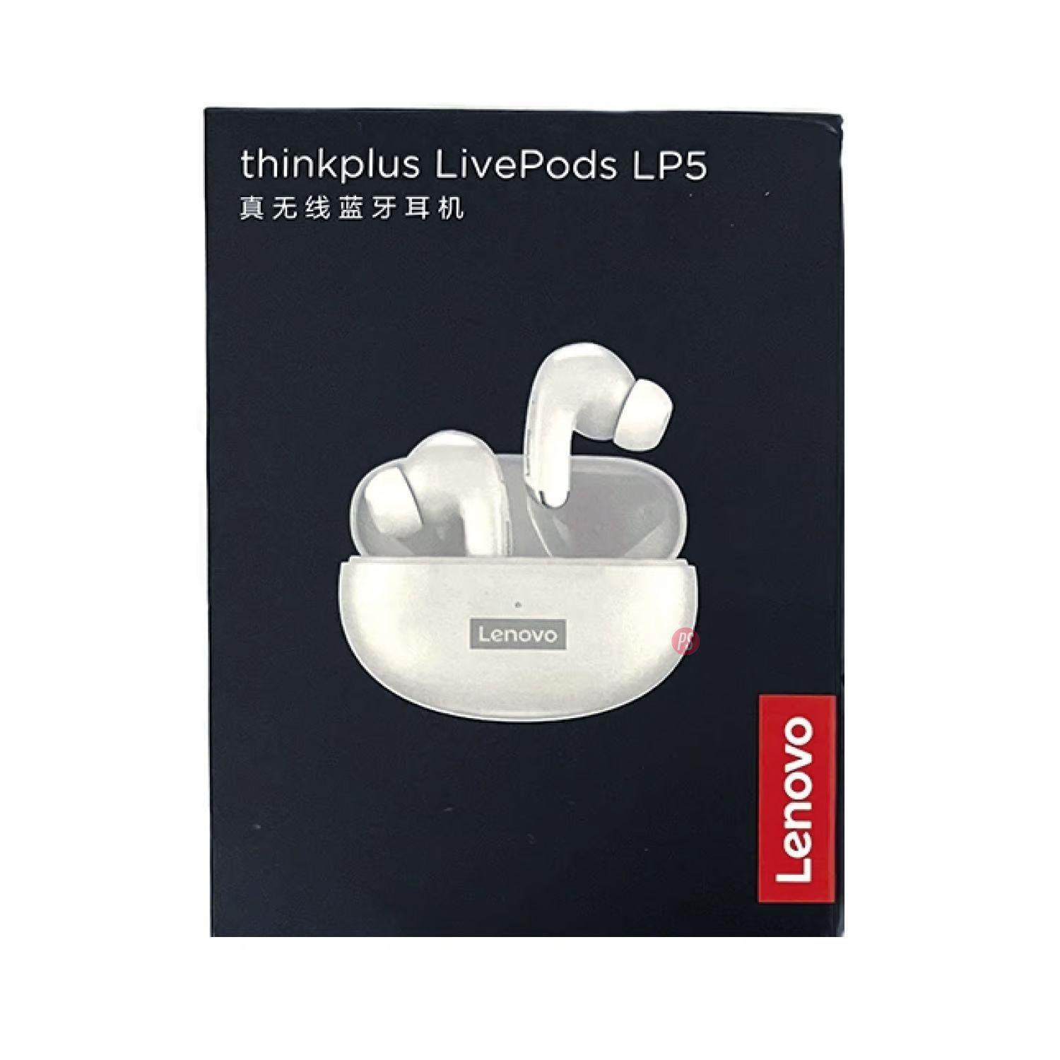 Audífonos Bluetooth Lenovo Lp5 Color Gris - PS-3