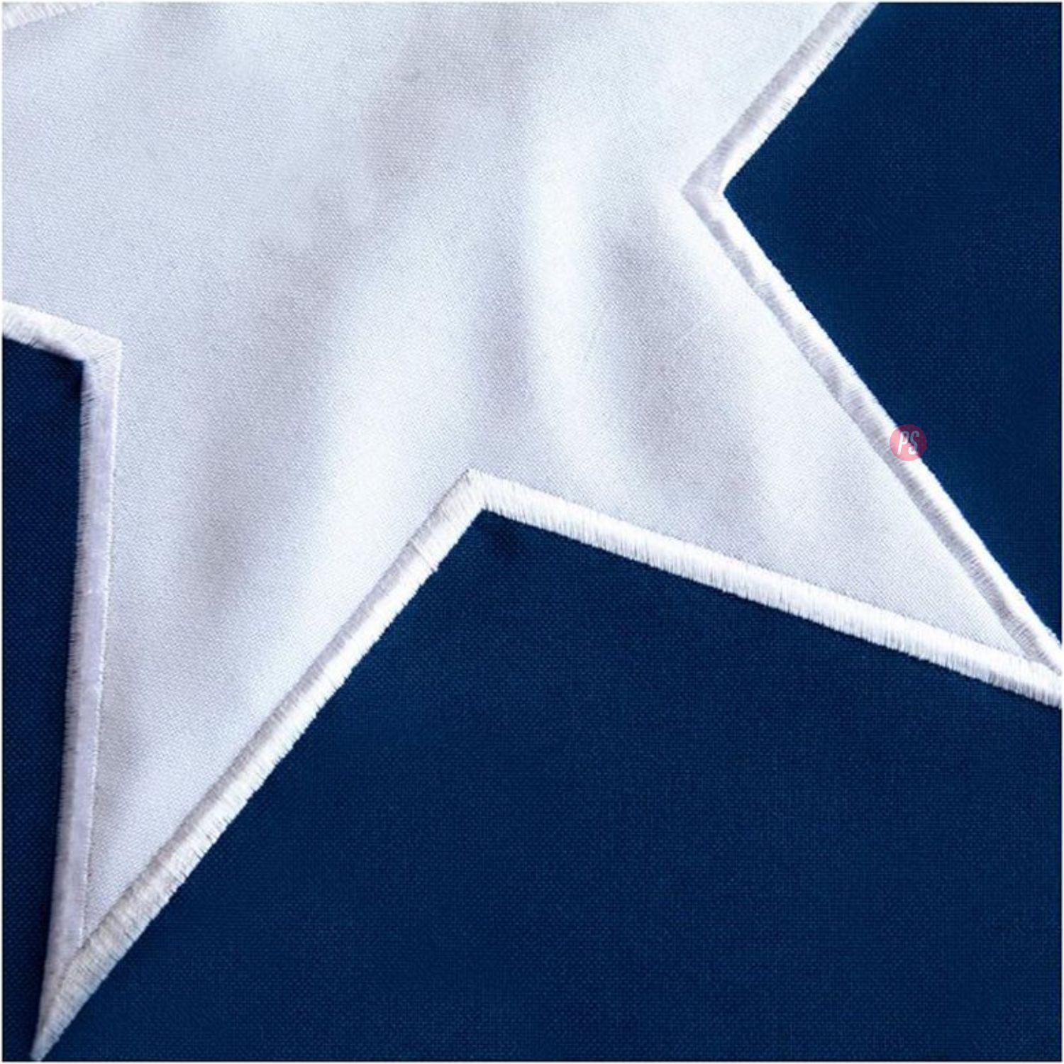 Bandera Chilena 120x180cm Con Estrella Bordada - PS-2