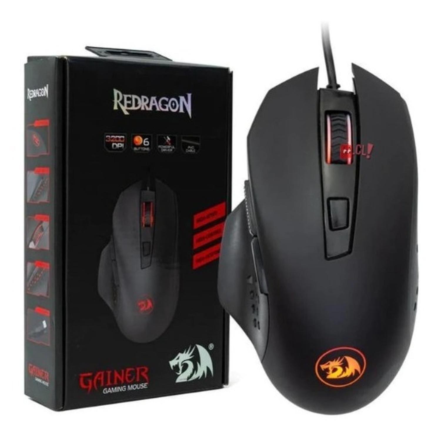 Mouse Gamer Redragon Gainer M610 Rgb - Ps-3
