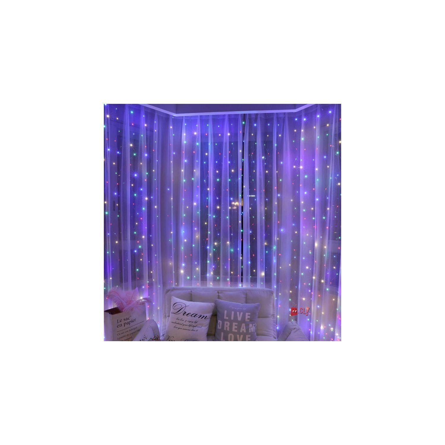 Guirnalda Cortina Luz Led 2mts Multicolor - Ps-2