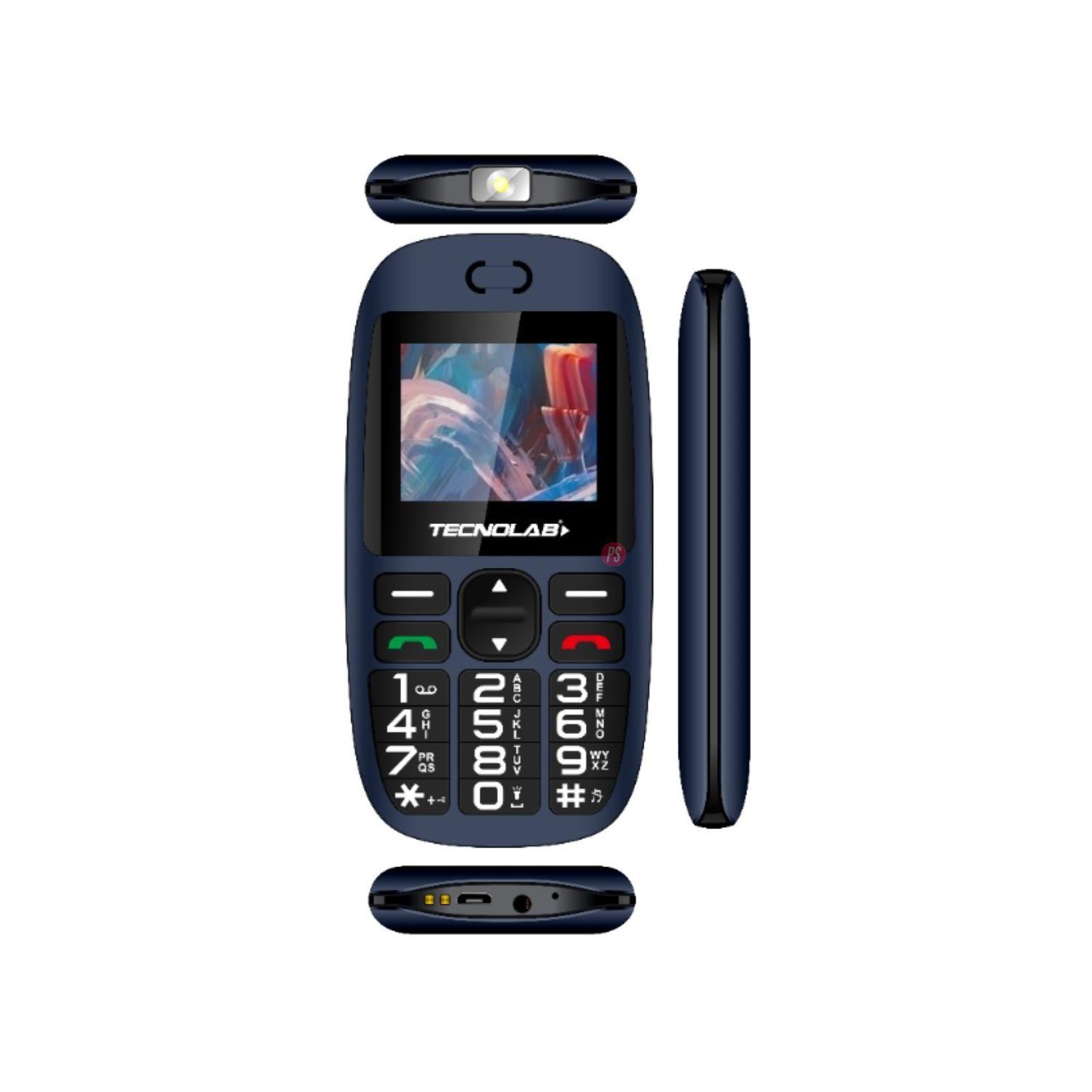 Celular Senior Dual Sim 4g Color Azul - Ps-2