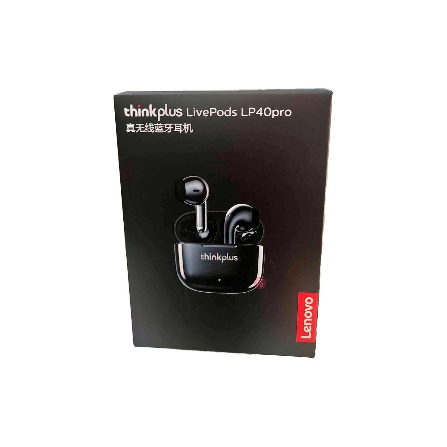 Audífonos Bluetooth Tws Lenovo LP40 Color Negro - PS-3