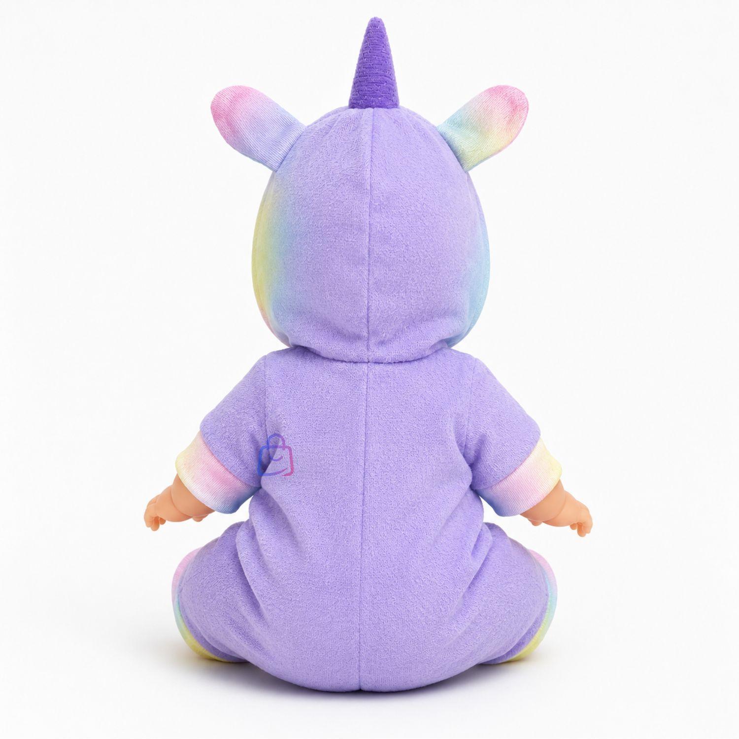 Mu eca Bebe Perfumada Tama o 23cm Pijama De Unicornio PS-2