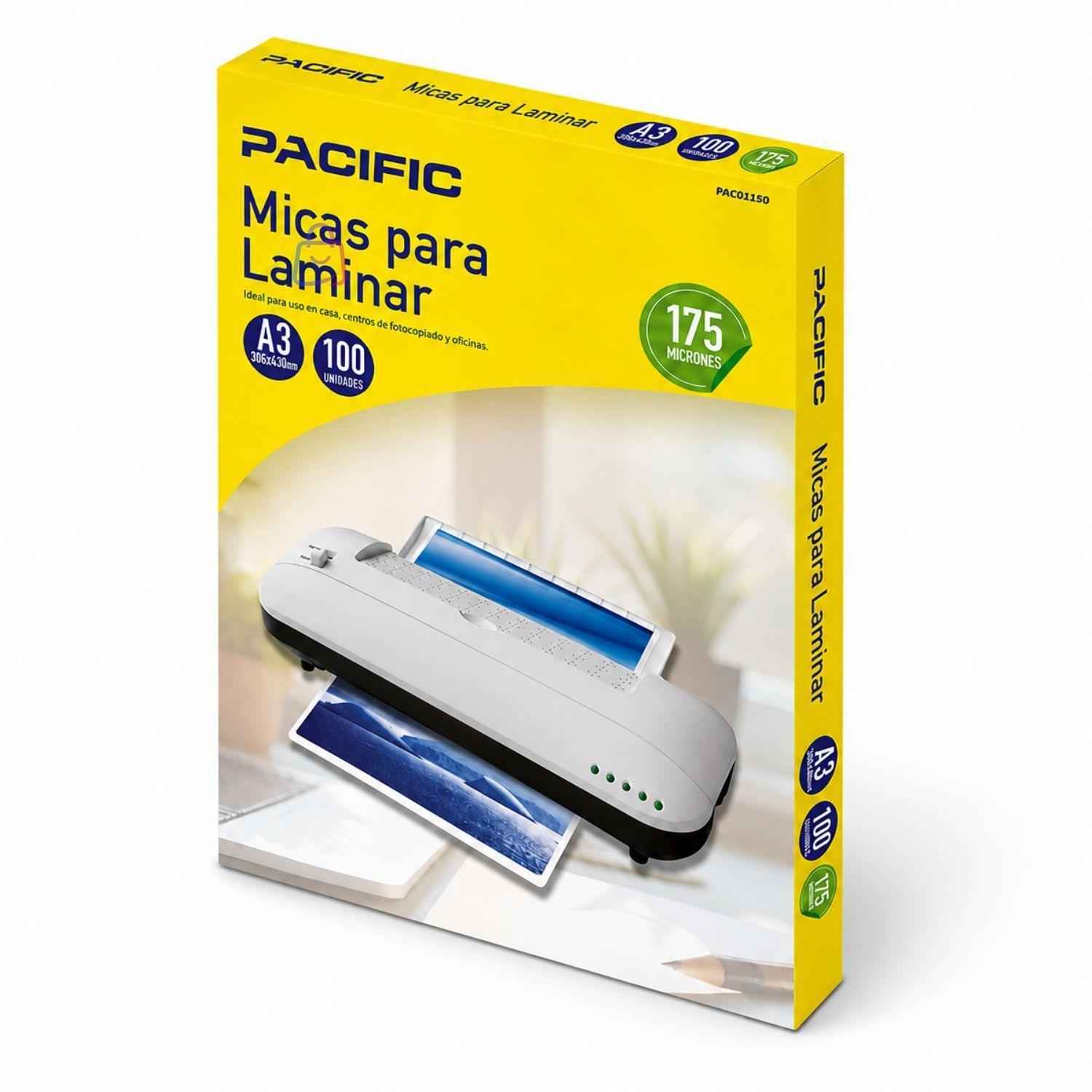 Laminas A3 Termolaminadora 175 Micrones 100 Hojas PS-1