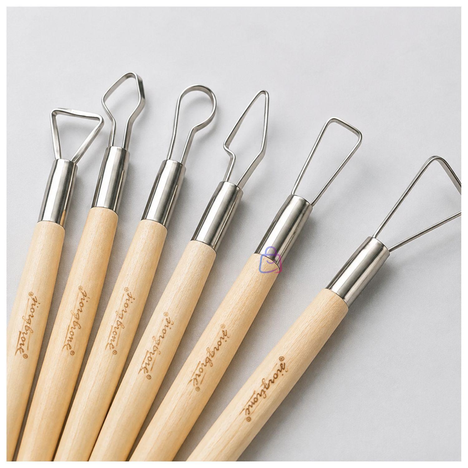 Set Herramientas Modelado Arcilla Ceramica 6 Piezas PS-2