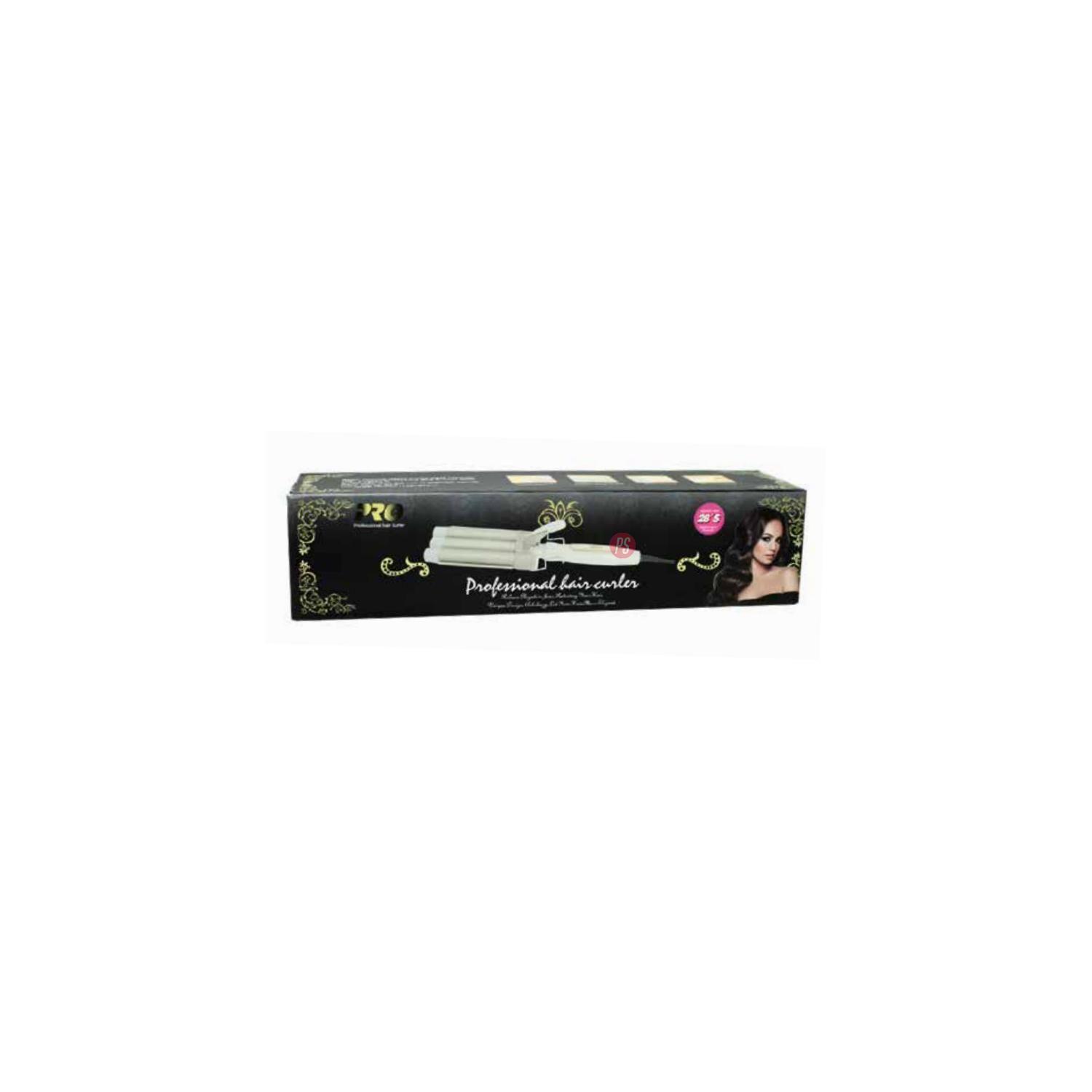 Onduladora Rizadora Triple De Cabello Profesional - PS-3