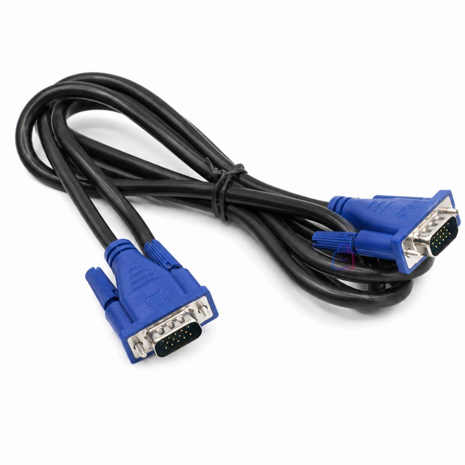 Cable VGA 1 Metro Macho Macho Monitor y Proyector PS-3