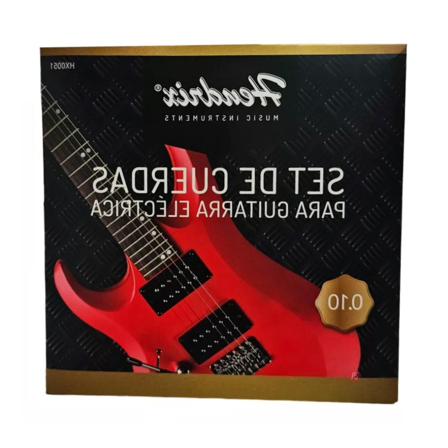 Set De Cuerdas Para Guitarra Eléctrica Espesor 0.10 - PS-1