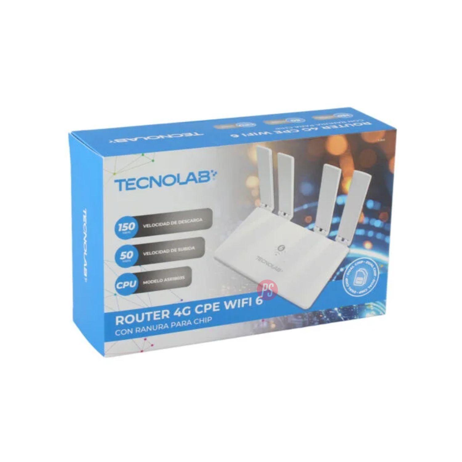 Router 4G CPE WiFi 6 con Ranura Chip 150Mbps LTE PS-4