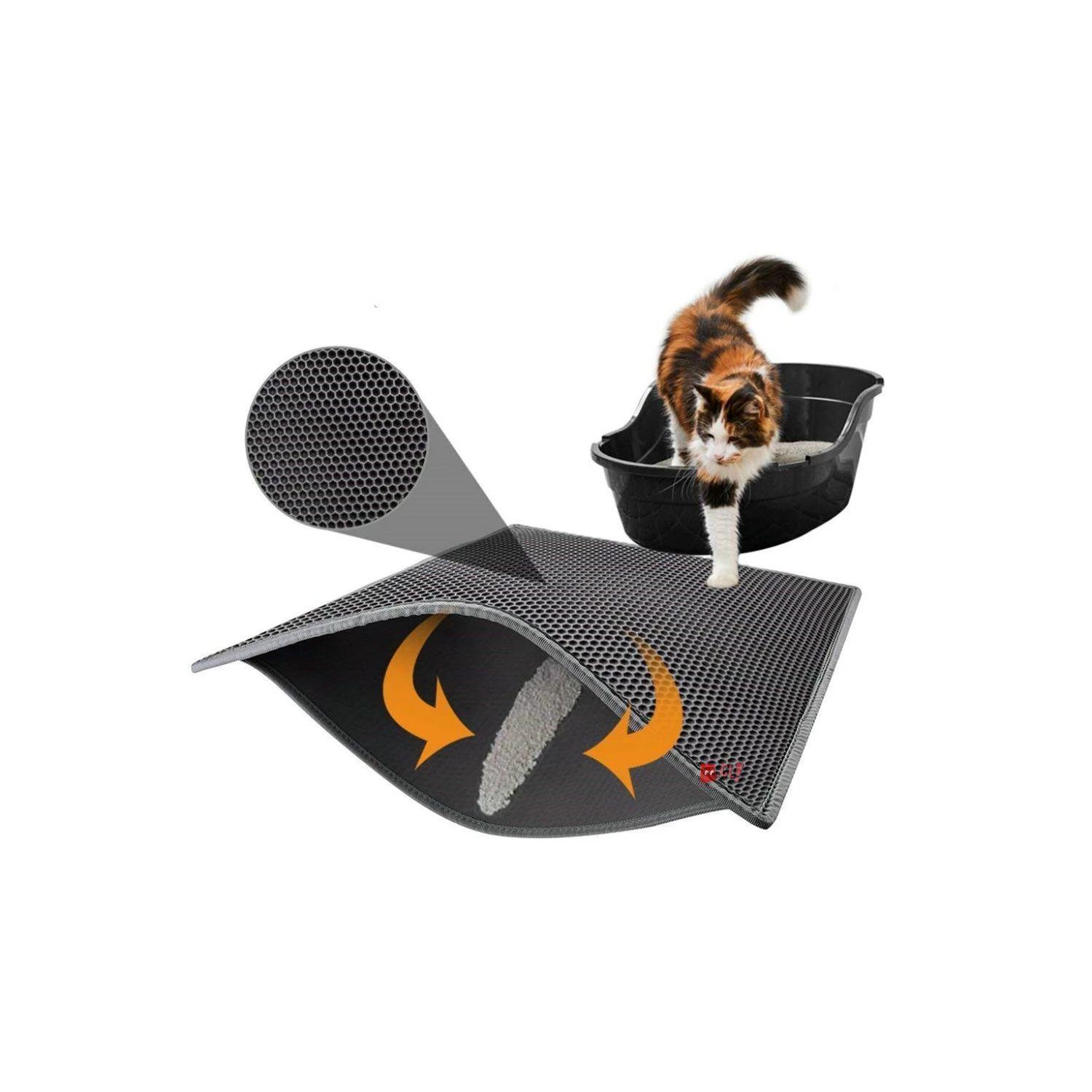 Alfombra Para Gatos Salida Arenero Impermeable - PuntoStore-2