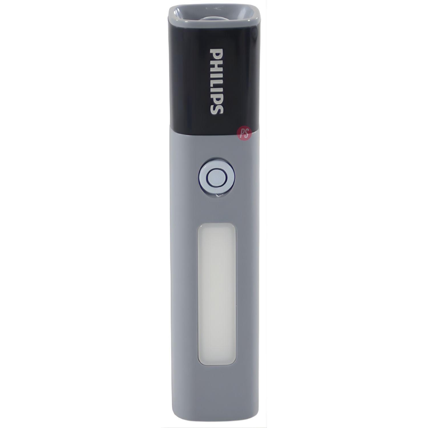 Linterna LED Philips 10W Recargable Zoom 150m 4 Modos PS-1