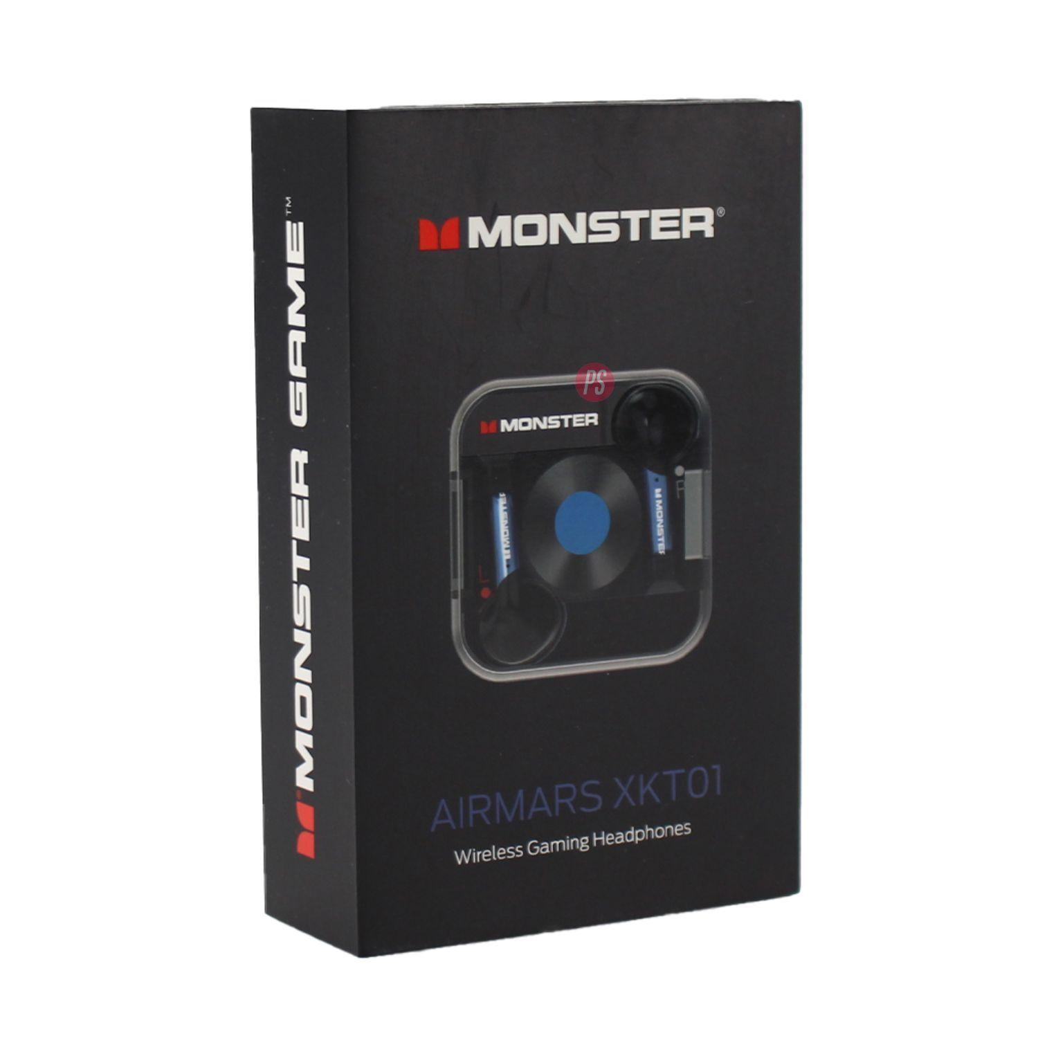Aud fonos Monster XKT01 BT Antisalpicaduras Negro PS-3