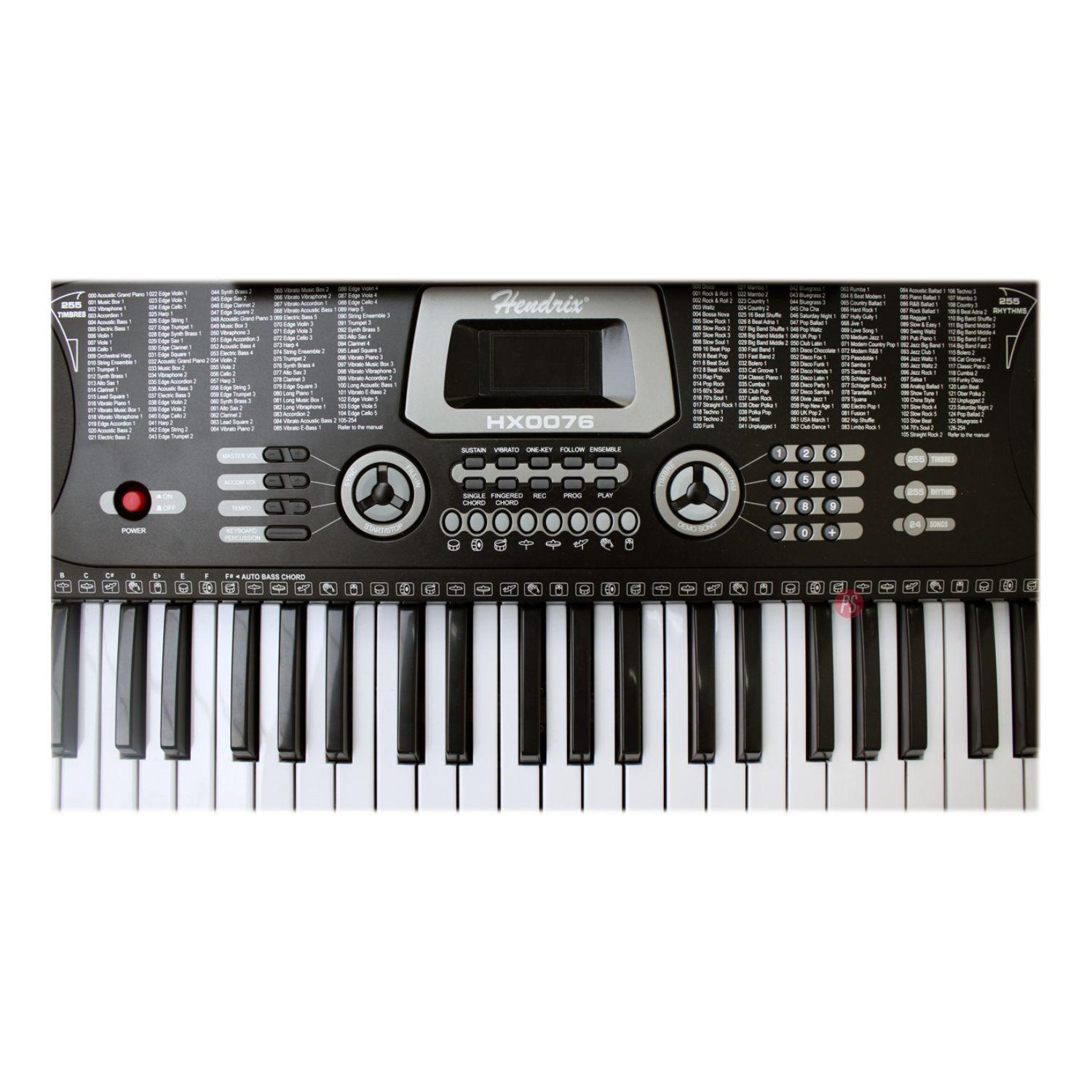 Teclado Musical Electrónico 61 Teclas Con Micrófono - PS-1