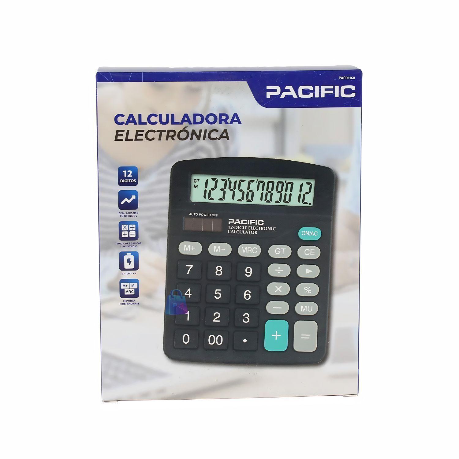 Calculadora Electronica 12 Digitos Oficina Escolar PS-3