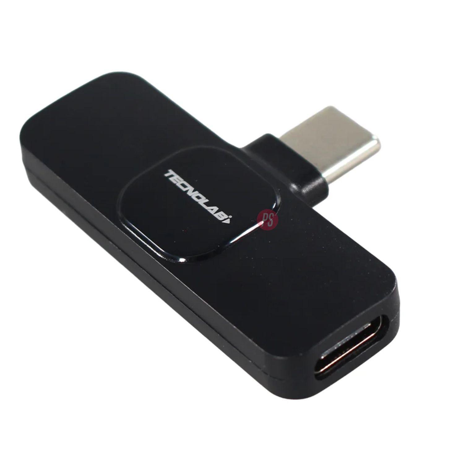 Kit 2 Microfonos Lavalier Inalambricos USB C y Lightning PS-3