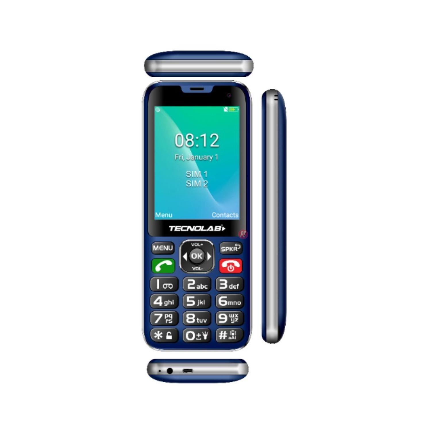 Celular Senior 4g Dual Sim Color Azul - Ps-2