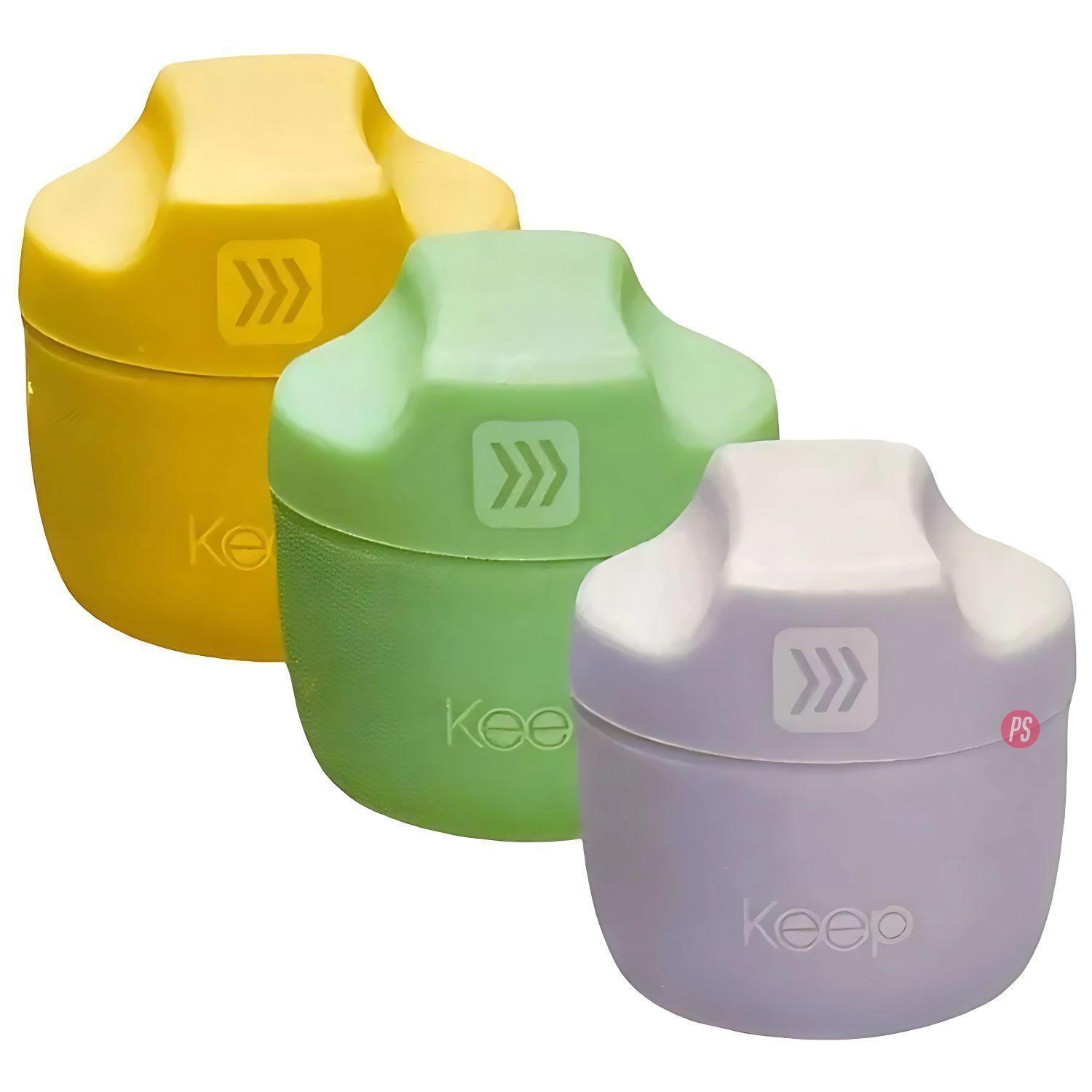 Set 3 Salseros Colores Tapa Hermética 50ml To Go Keep - PS-2