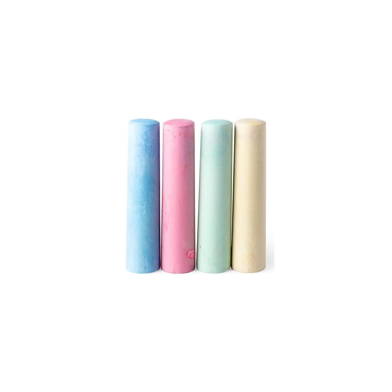 Tizas Pizarra Jumbo 20 unidades 5 Colores Balde - Ps-1