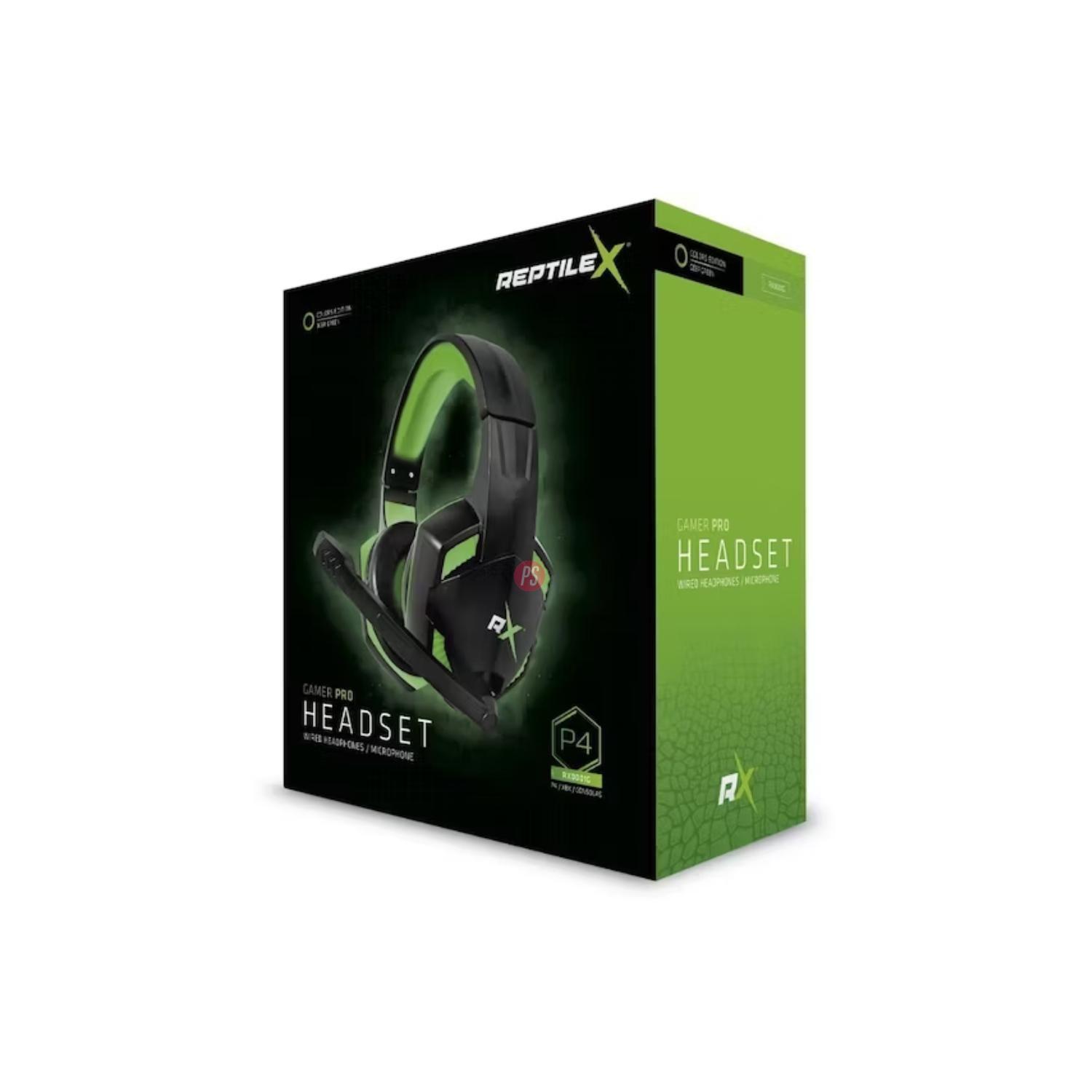 Audífonos Para Consolas Gamer Conexión 3,5mm Led Verde - Ps-2
