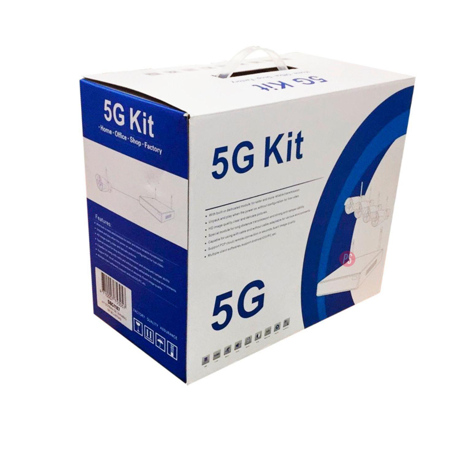 Kit Cámaras Seguridad WiFi Inalámbricas HogarOficina - PS-2