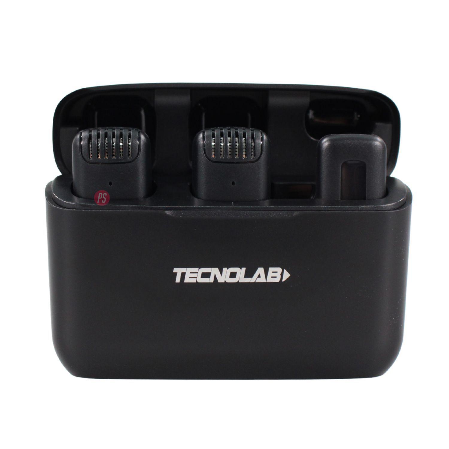 Kit Micrófonos Duales Lavalier Inalámbricos 25mts HD - PS-2