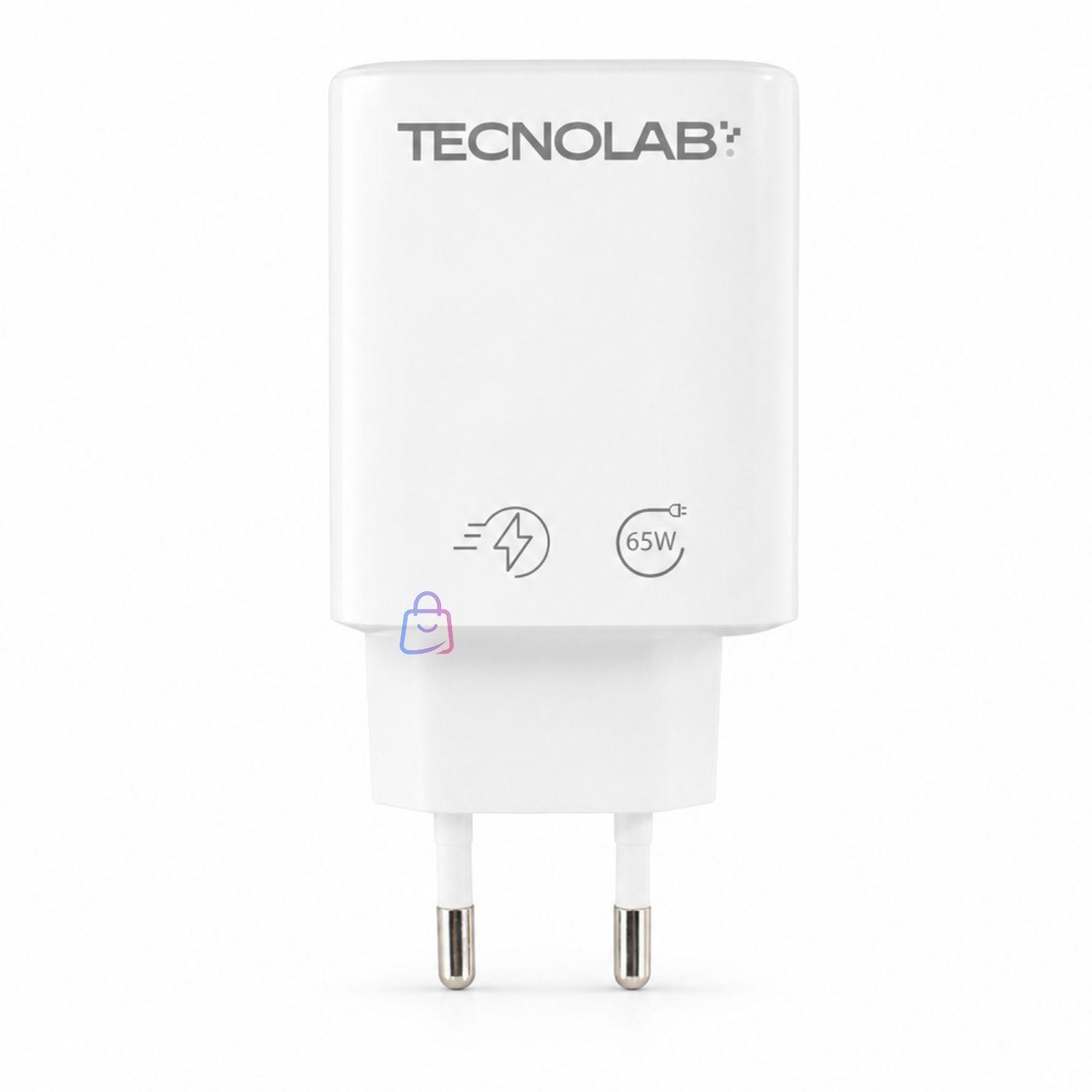 Cargador GaN 65W PD QC3 0 USB C Cable SEC Blanco PS-2