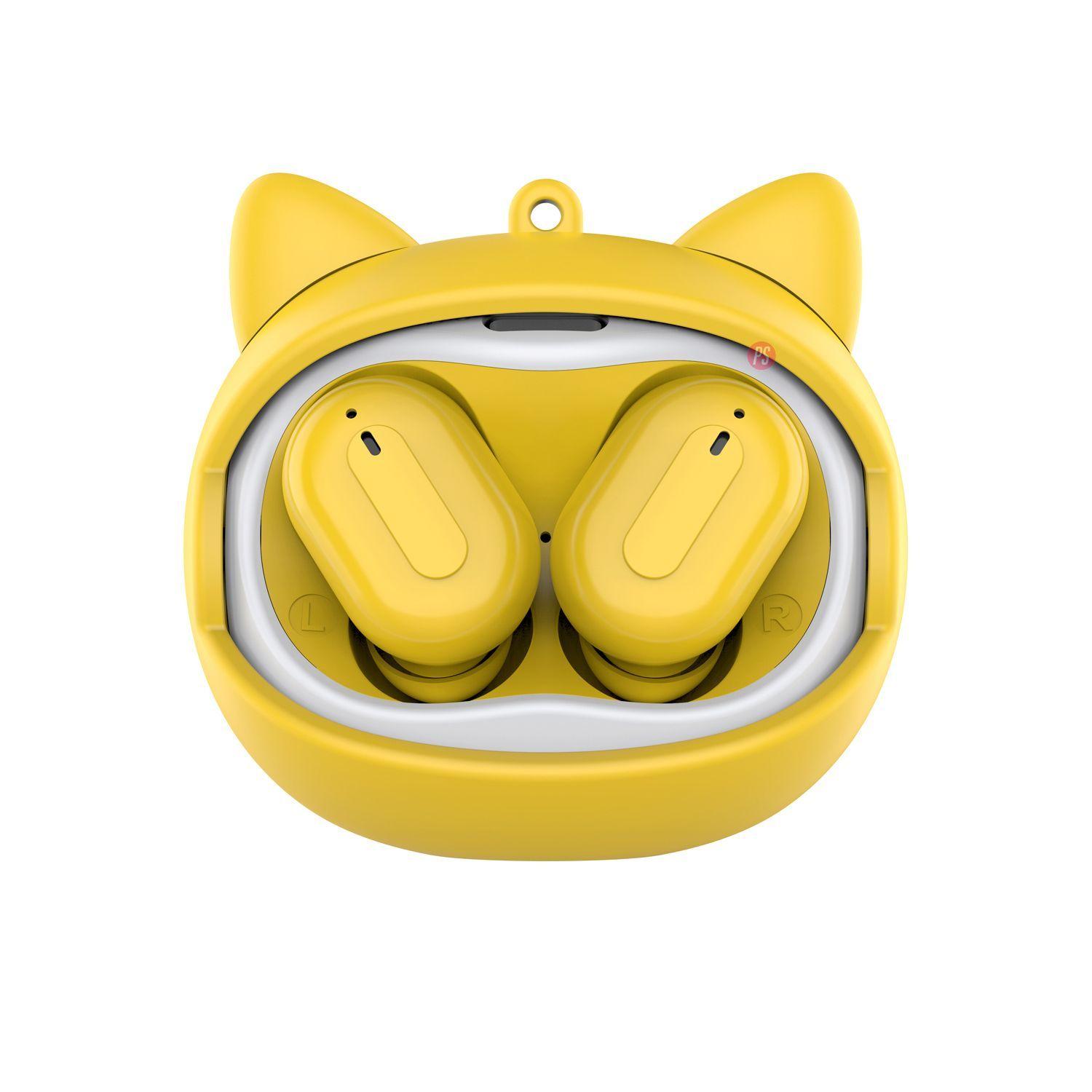 Audífonos TWS Bluetooth Perro Con Caras Seleccionables - PS-4