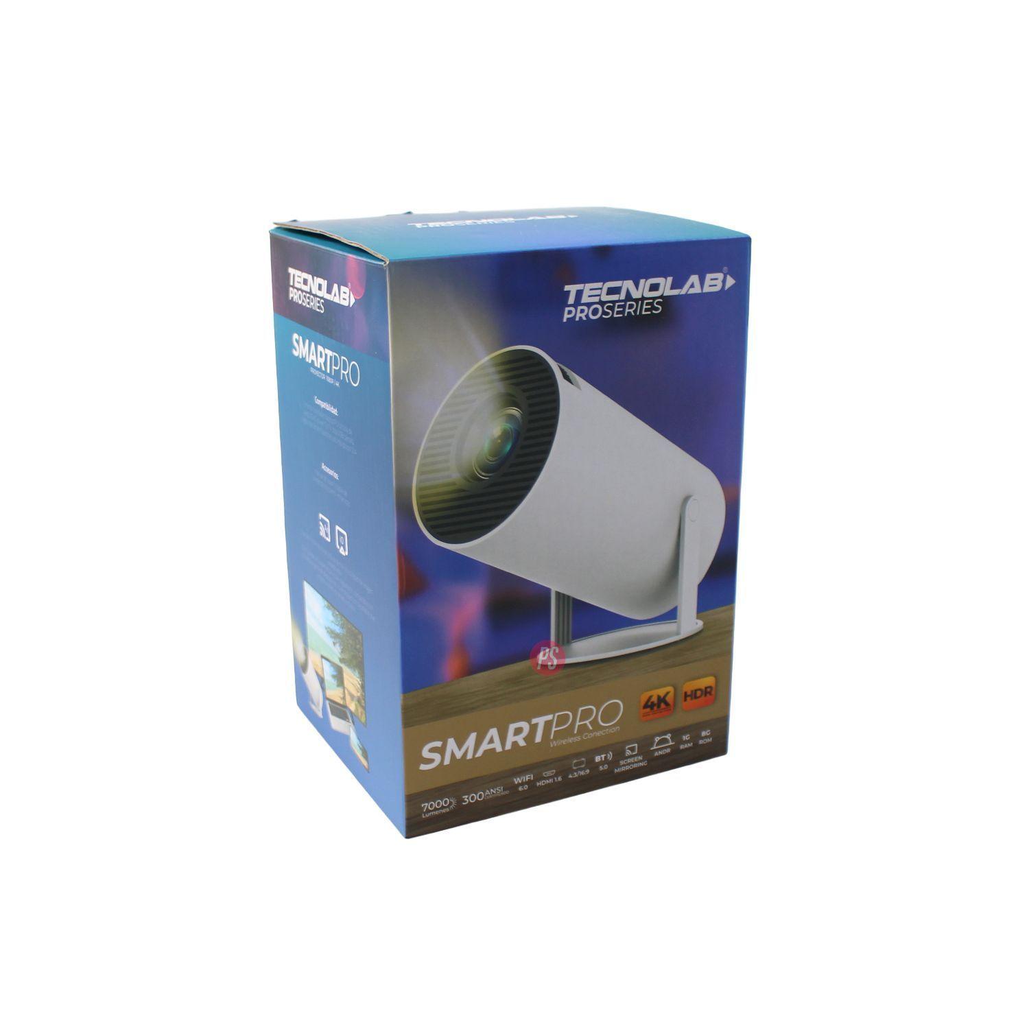 Proyector Smart Android 11 WiFi Bluetooth 7000Lm 4K - PS-4