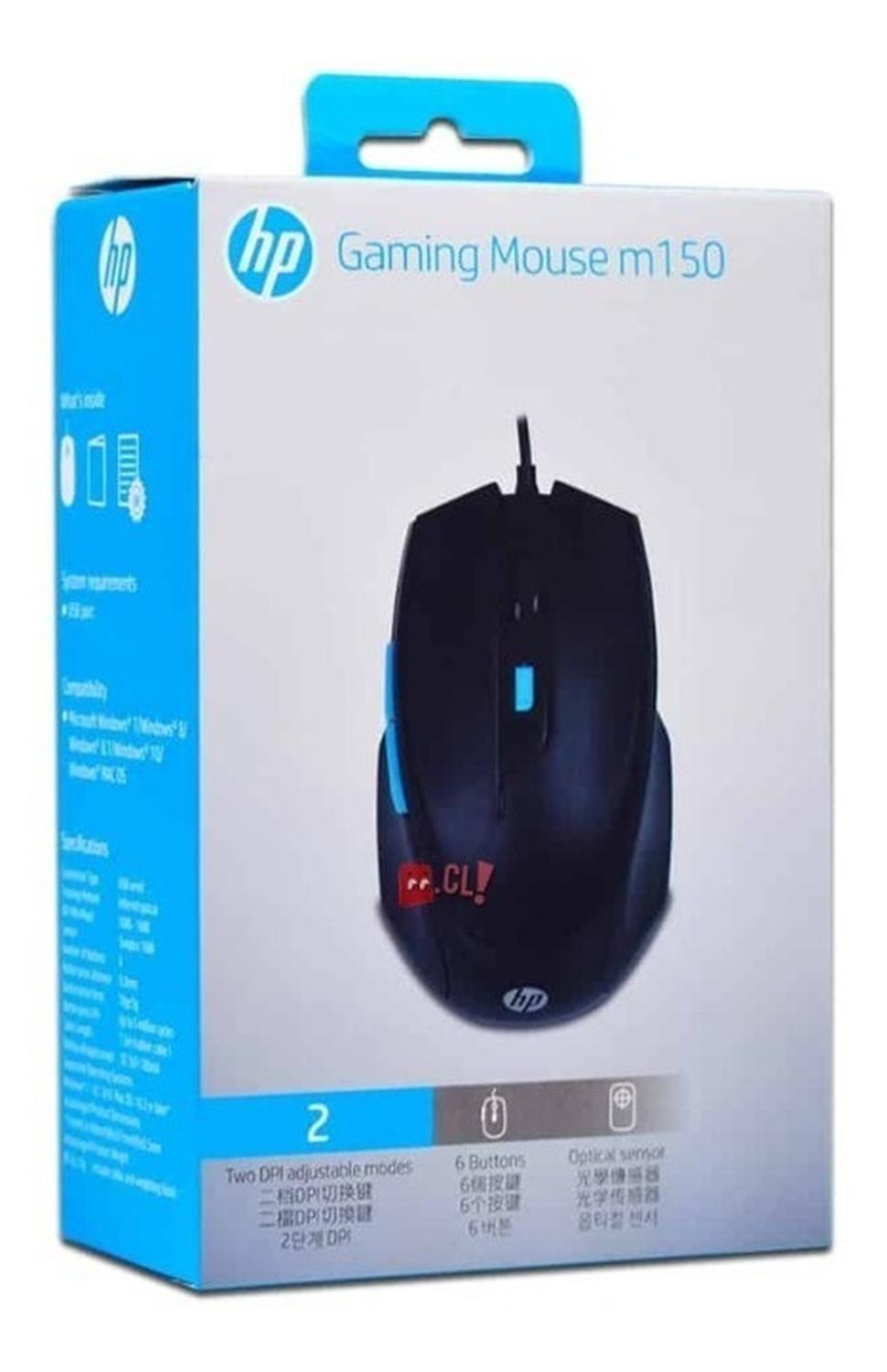 Mouse Gamer Hp M150 Color Negro Óptico - Ps-3
