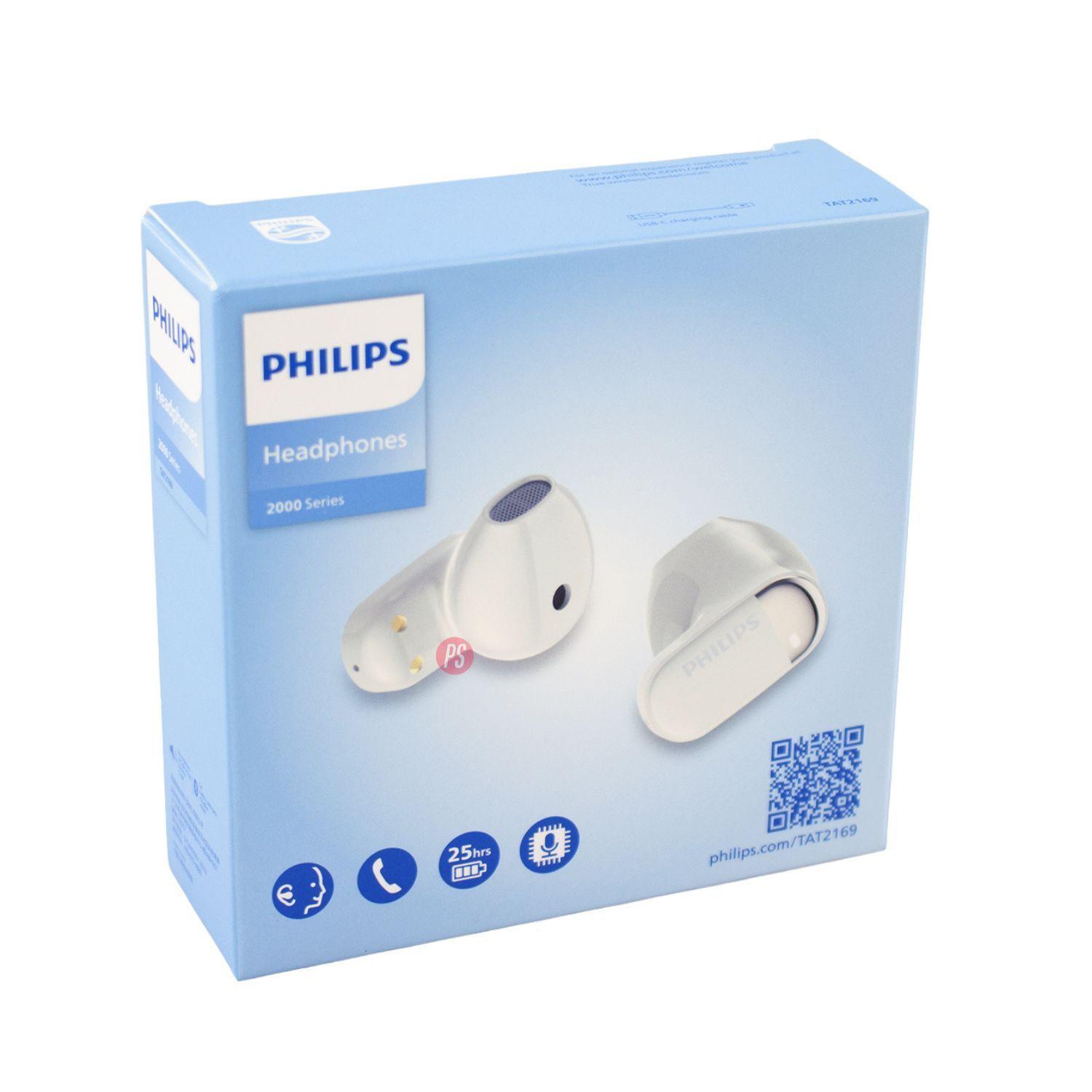 Audífonos Philips Serie 2000 Bluetooth Micrófono Blanco - PS-3