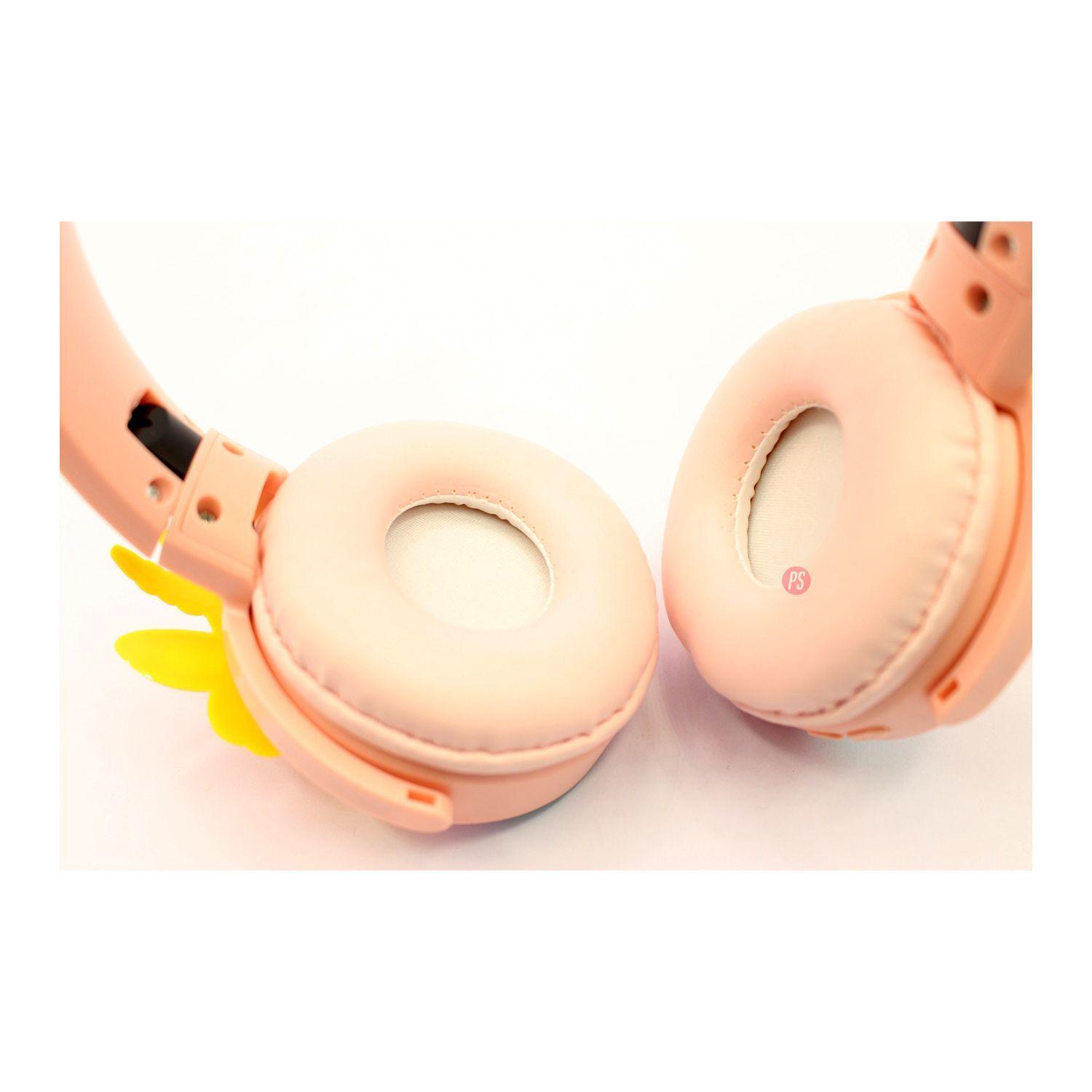 Audífonos Unicornio Rosa Bluetooth ¡Conecta la Magia! - PS-2