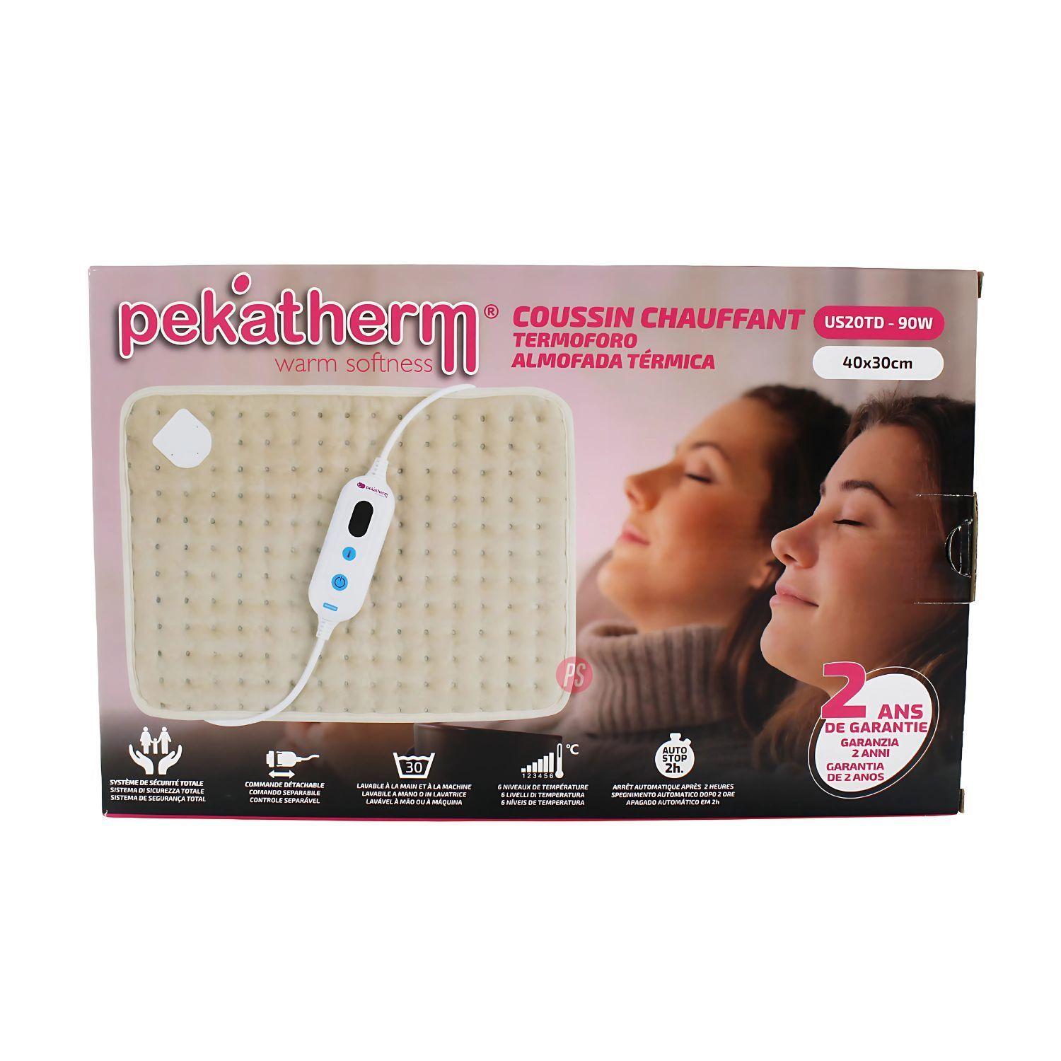 Manta Eléctrica 40x30cms 3 Niveles Lavable 90W - PS-2