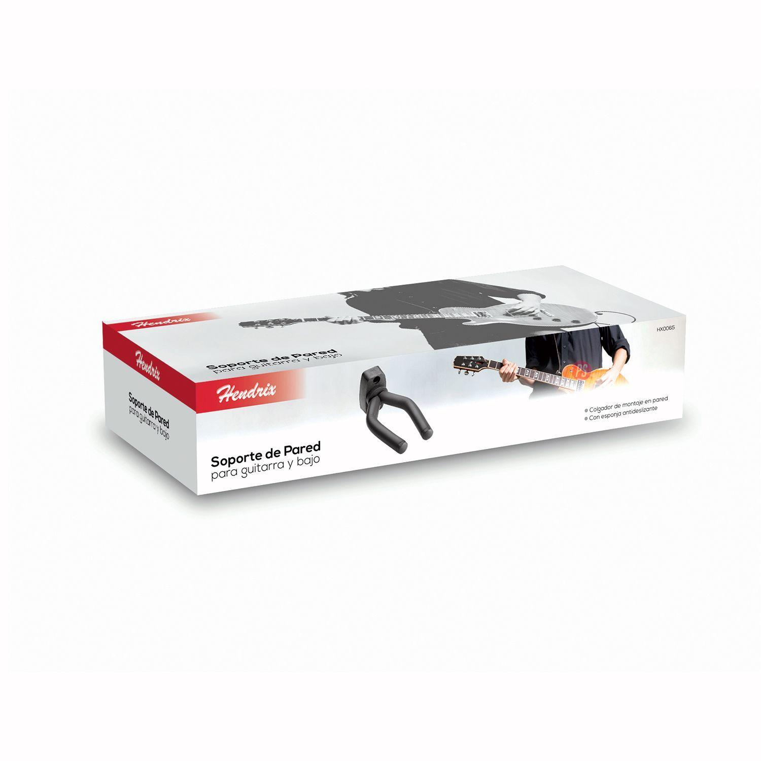 Pack 2 Soportes Pared Guitarra Bajo O Ukelele Doble - Ps-2