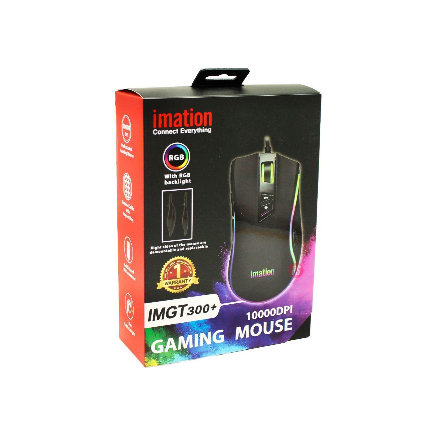 Mouse Gamer Imation IMGT300 RGB 10000 DPI - PS-3