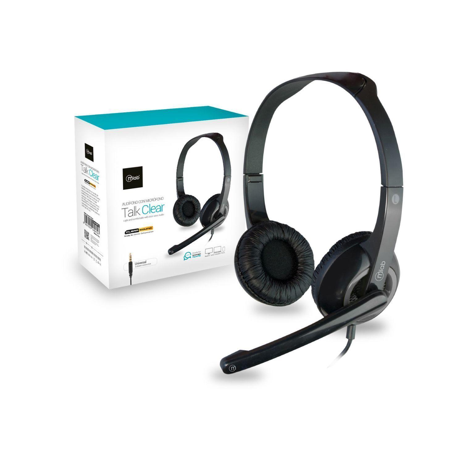Audífonos Con Micrófono Talk Clear - Puntostore-4