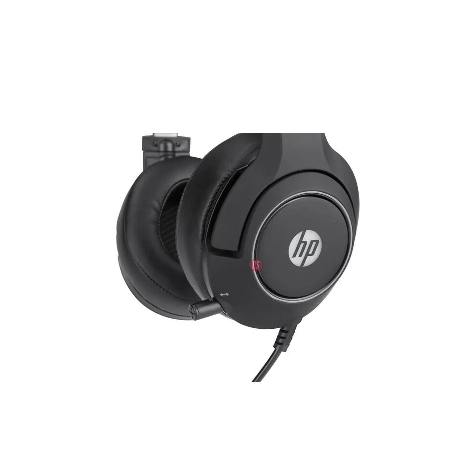 Audífonos Gamer 3.5mm Iluminación Azul Hp DHE-8003 - PS-2