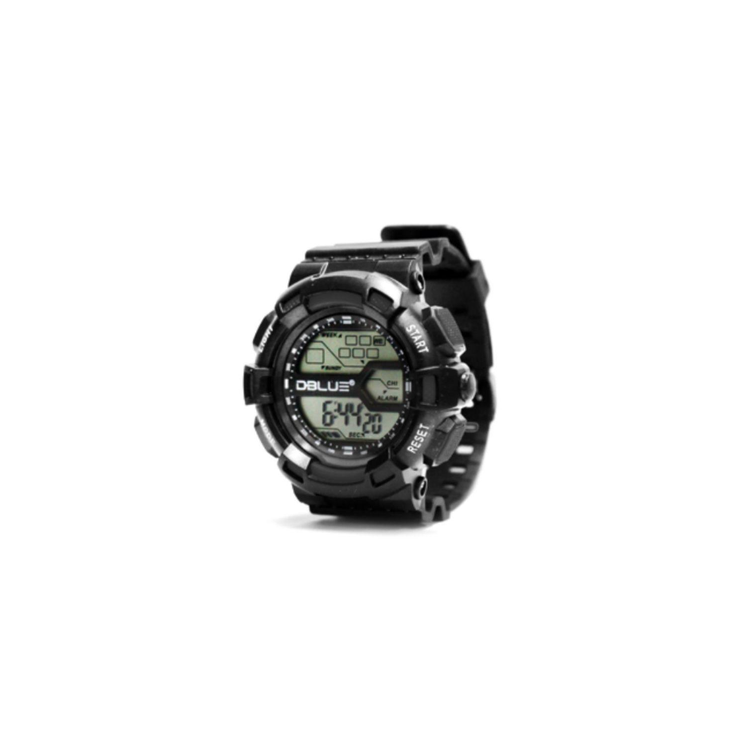Reloj Deportivo Digital Sumergible 30mts Color Negro - PuntoStore-0