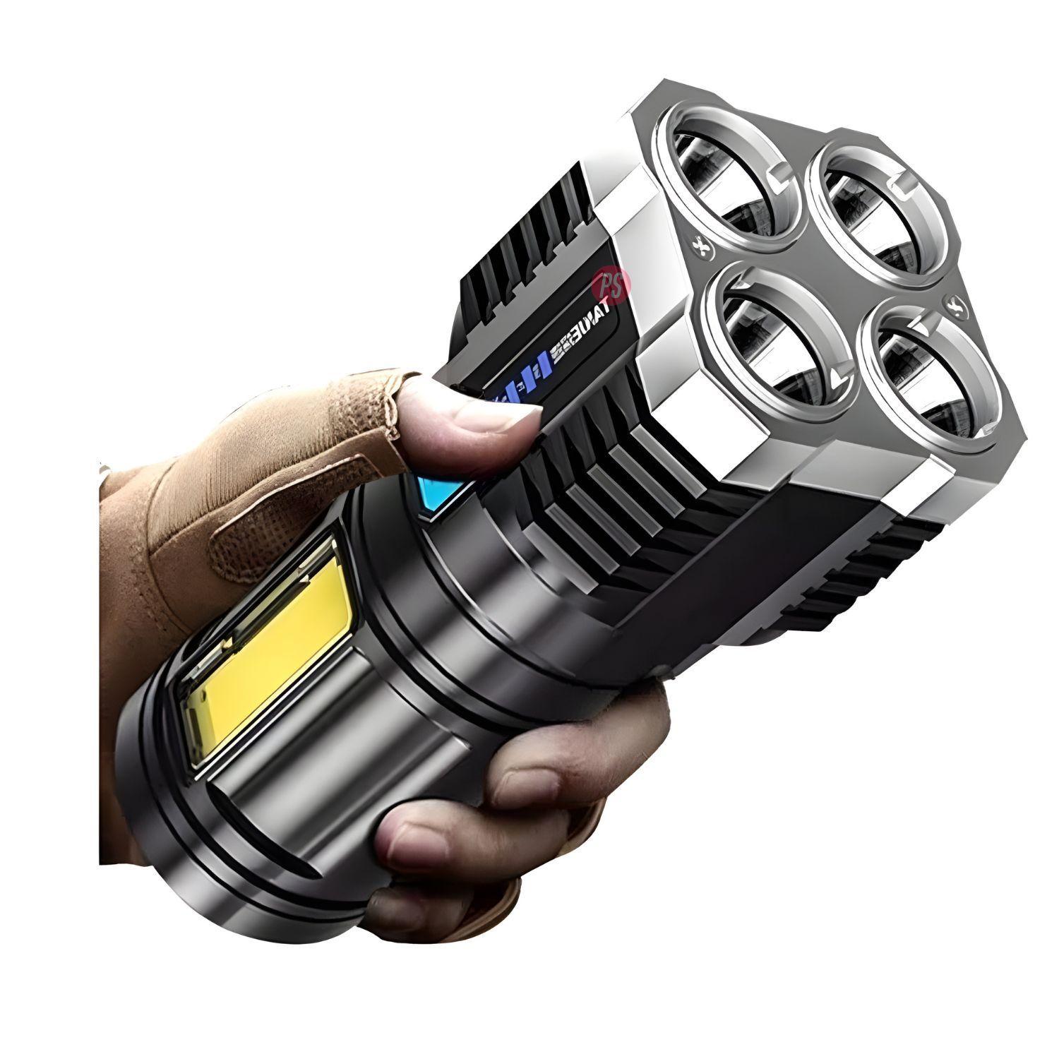 Linterna LED 500 Lúmenes USB Recargable Resistente - PS-1