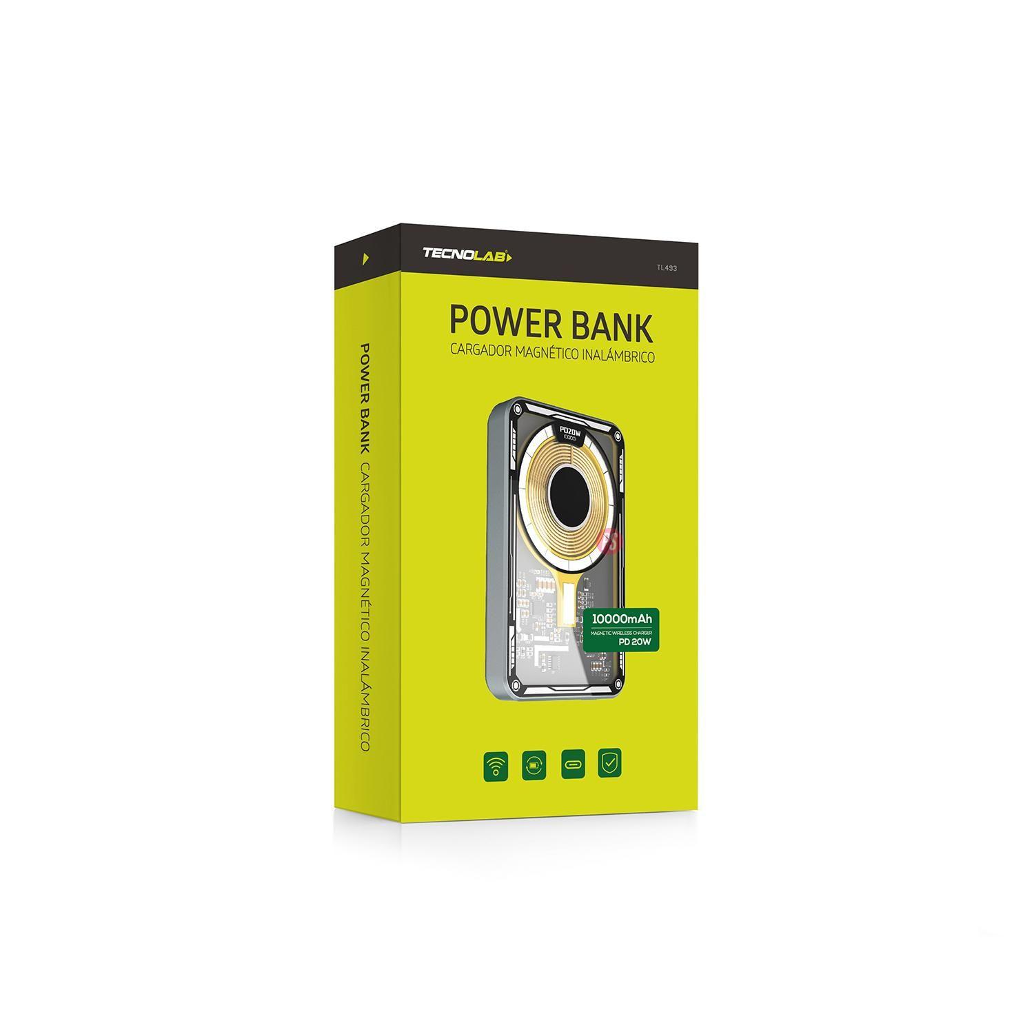 Power Bank Carga Qi Carga Rápida 10000Mha 20W - PS-2