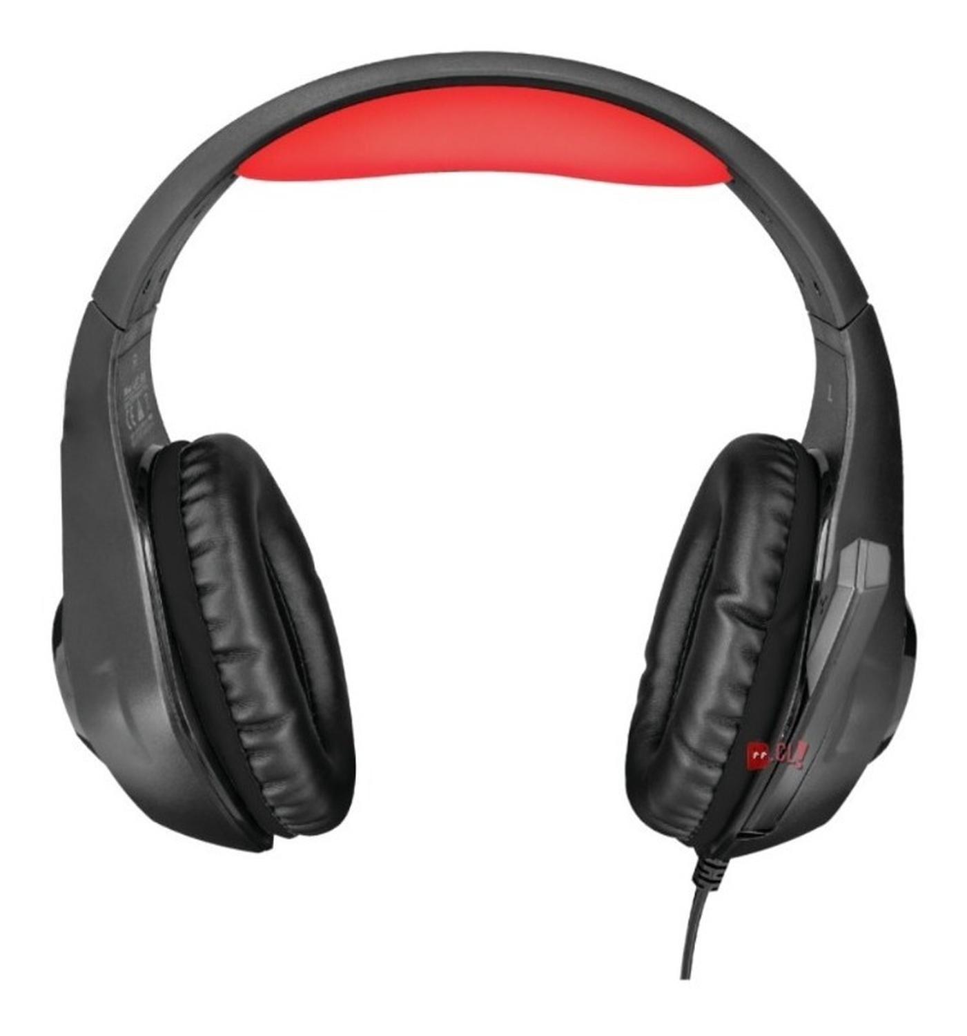 Audífonos Gamer Gxt 313 Nero Led Rojo - Ps-3