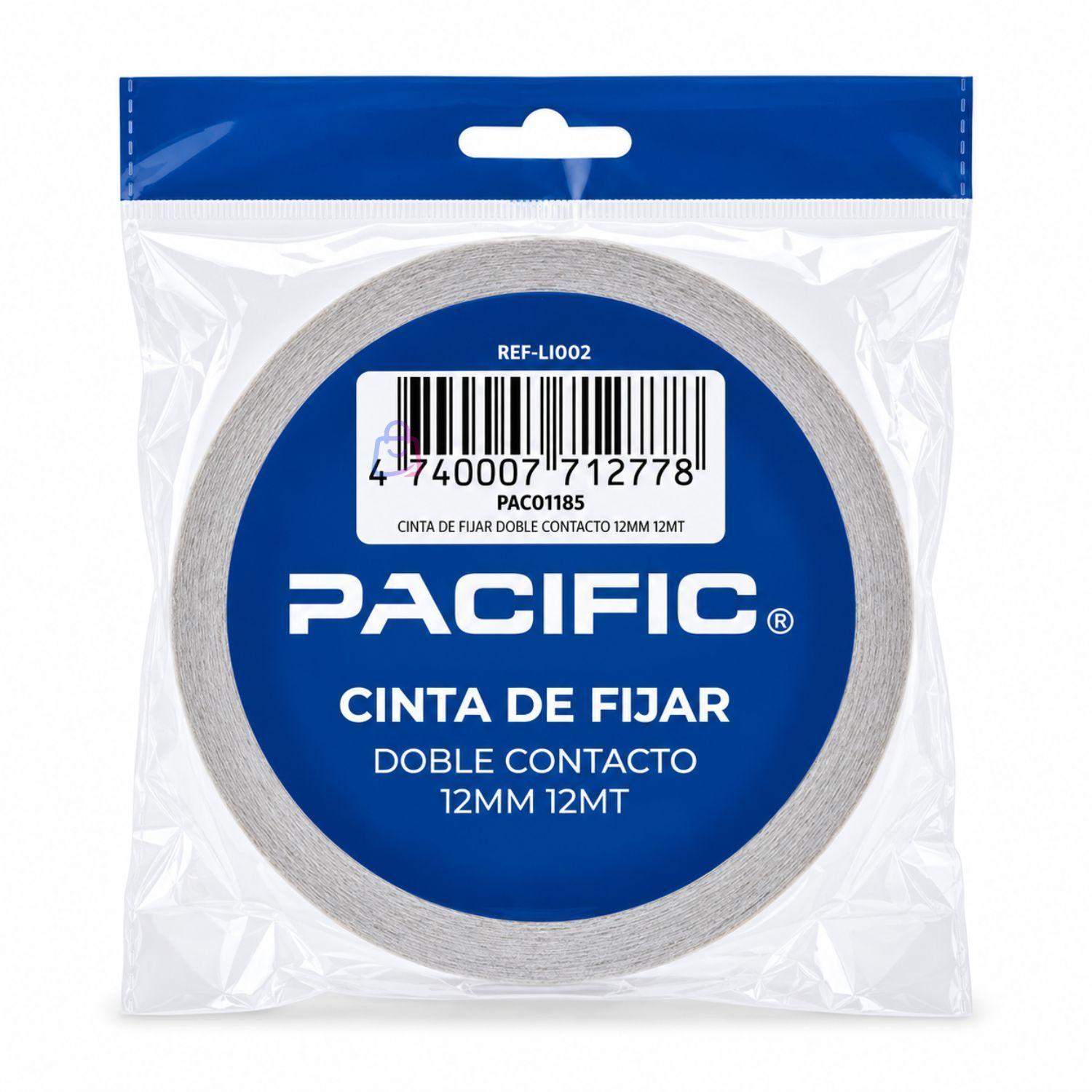 Cinta Doble Contacto 12mm X 12m Adhesiva Doble Faz PS-3